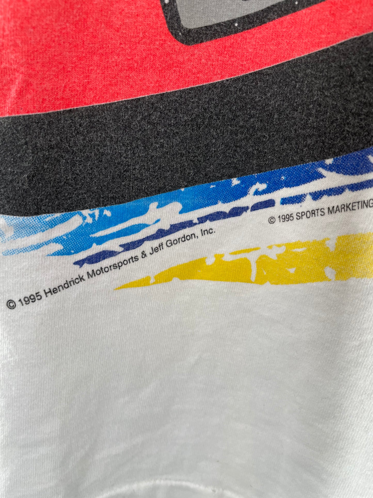 1995 NASCAR WINSTON CUP MADE IN USA Size XL Vintage Racing T-Shirt / K3428