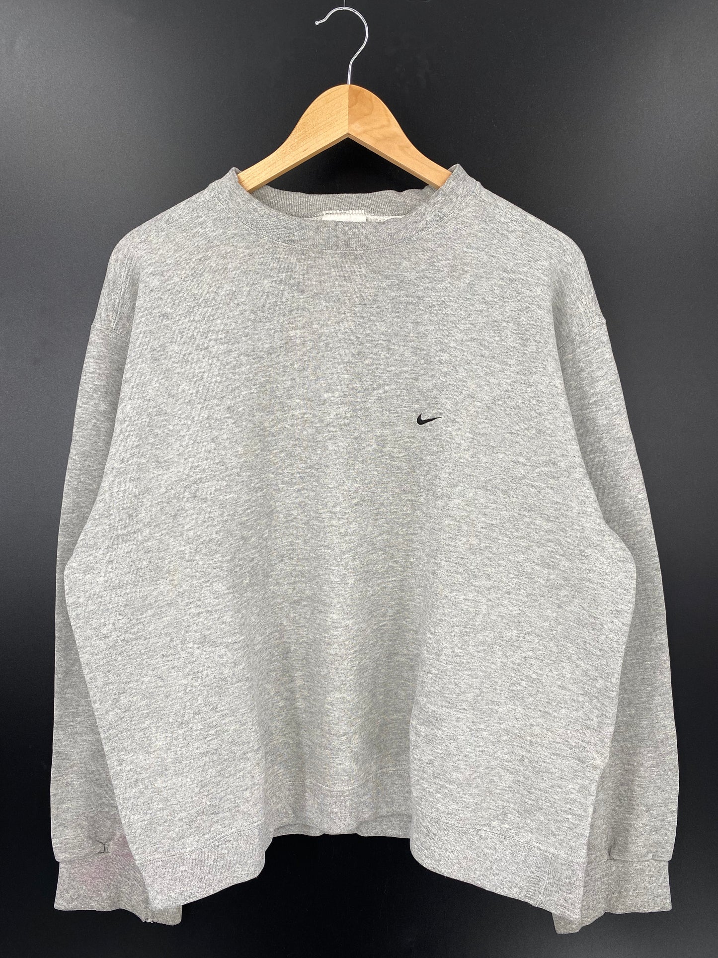 90’s NIKE MINI SWOOSH Size L Vintage Sweat-Shirts / K2849