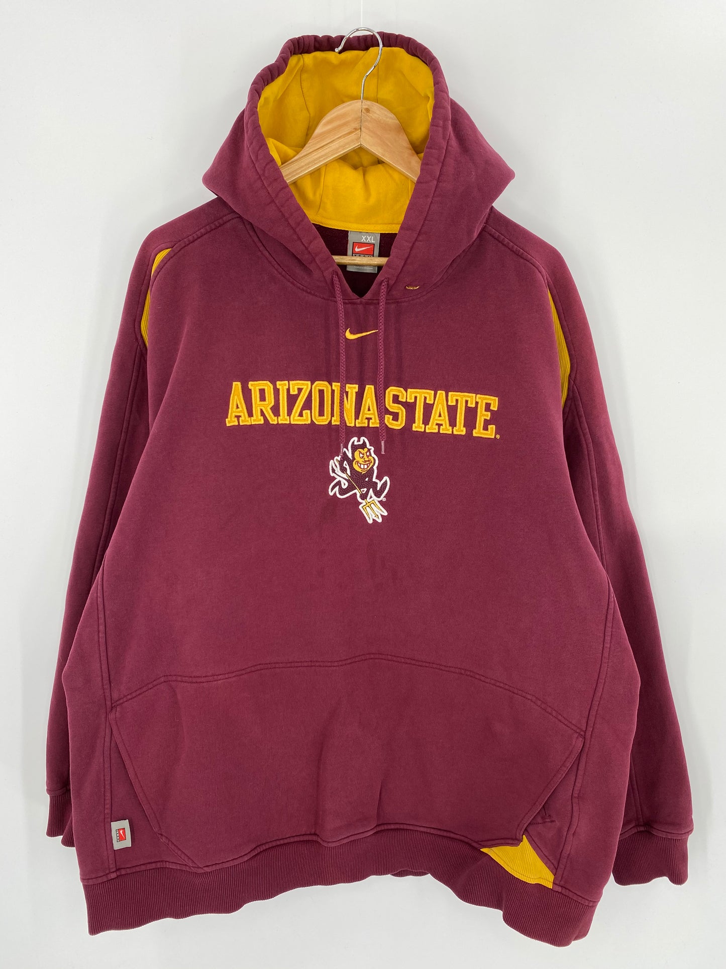 00’ Arizona State Size XXL Vintage Hoodie Sweat-shirt / 7471
