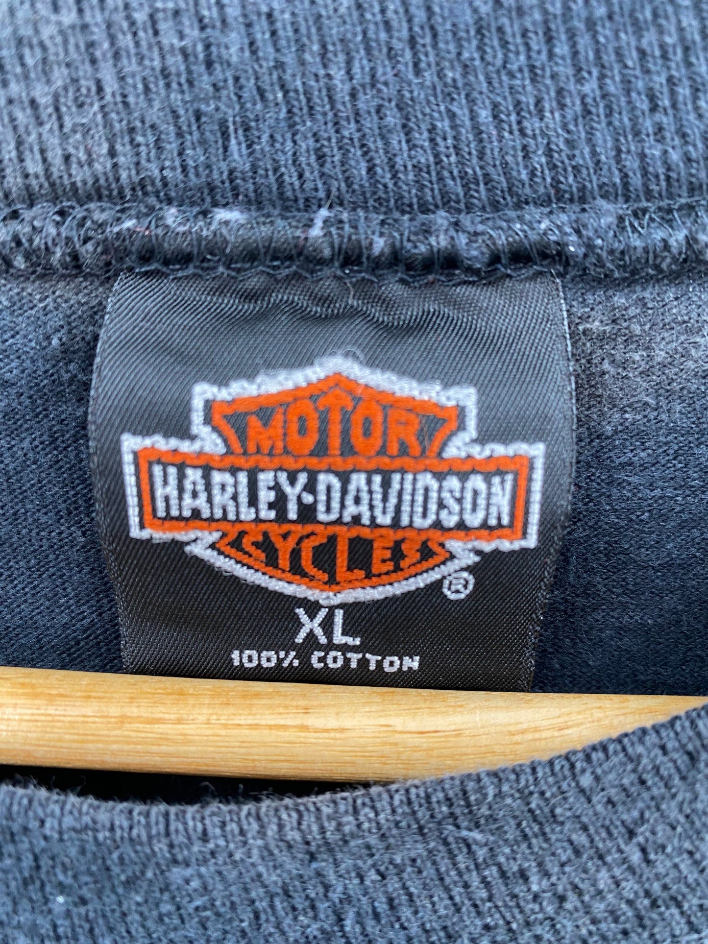 90’s HARLEY DAVIDSON Made in USA Size XL Vintage Long Sleeve T-Shirt / E523
