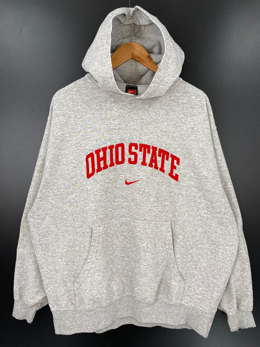 00' NIKE OHIO STATE Size XL Vintage Hoodie Sweat-shirt / K2475