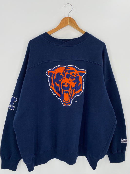00’ CHICAGO BEARS Size XXL Vintage NFL Sweat-shirt / 8635