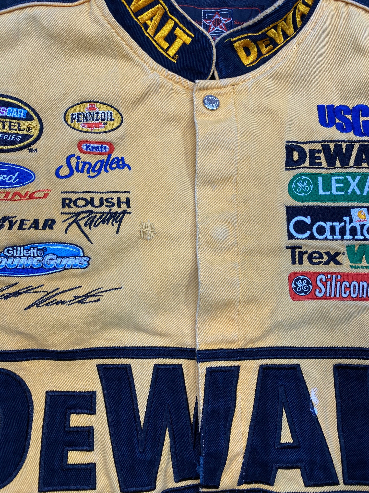 Vintage NASCAR DEWALT Size XXXL Racing Jacket / 5599