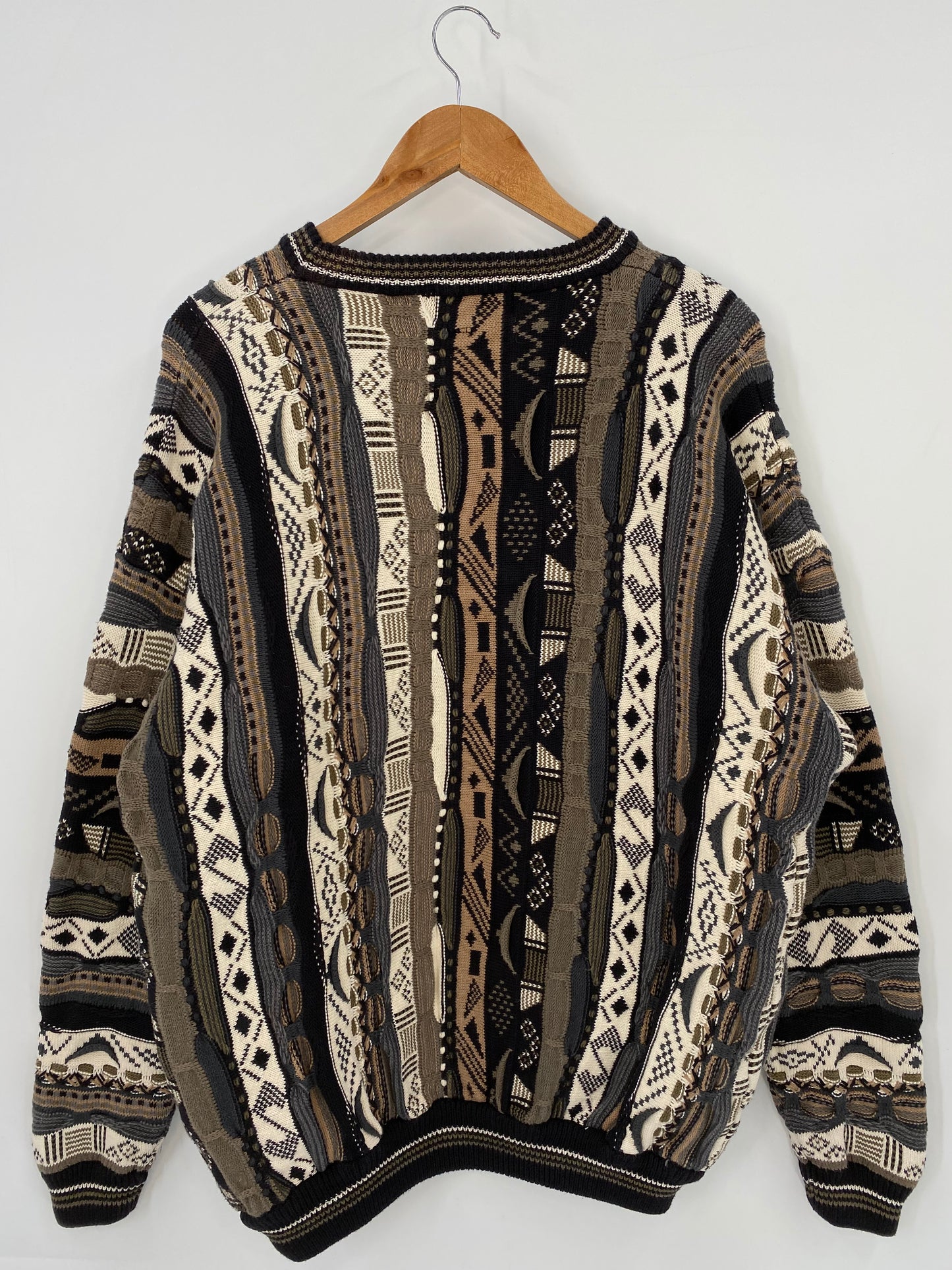 Vintage 3D COOGI- Style Size XL Knit Sweater / K3867