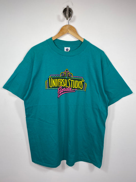90’s UNIVERSAL STUDIOS FLORIDA  Made in USA Size XL Vintage T-Shirt / 5293