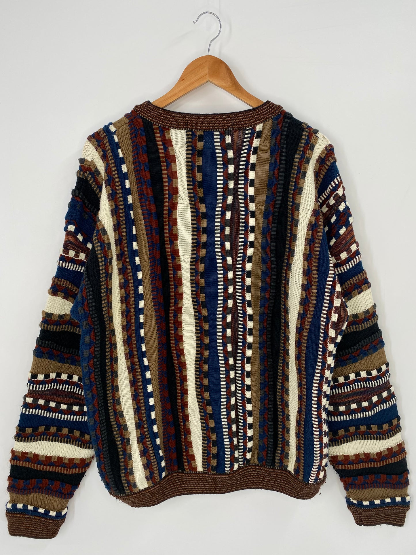 Vintage 3D COOGI- Style Made in USA Size M Knit Sweater / K3935