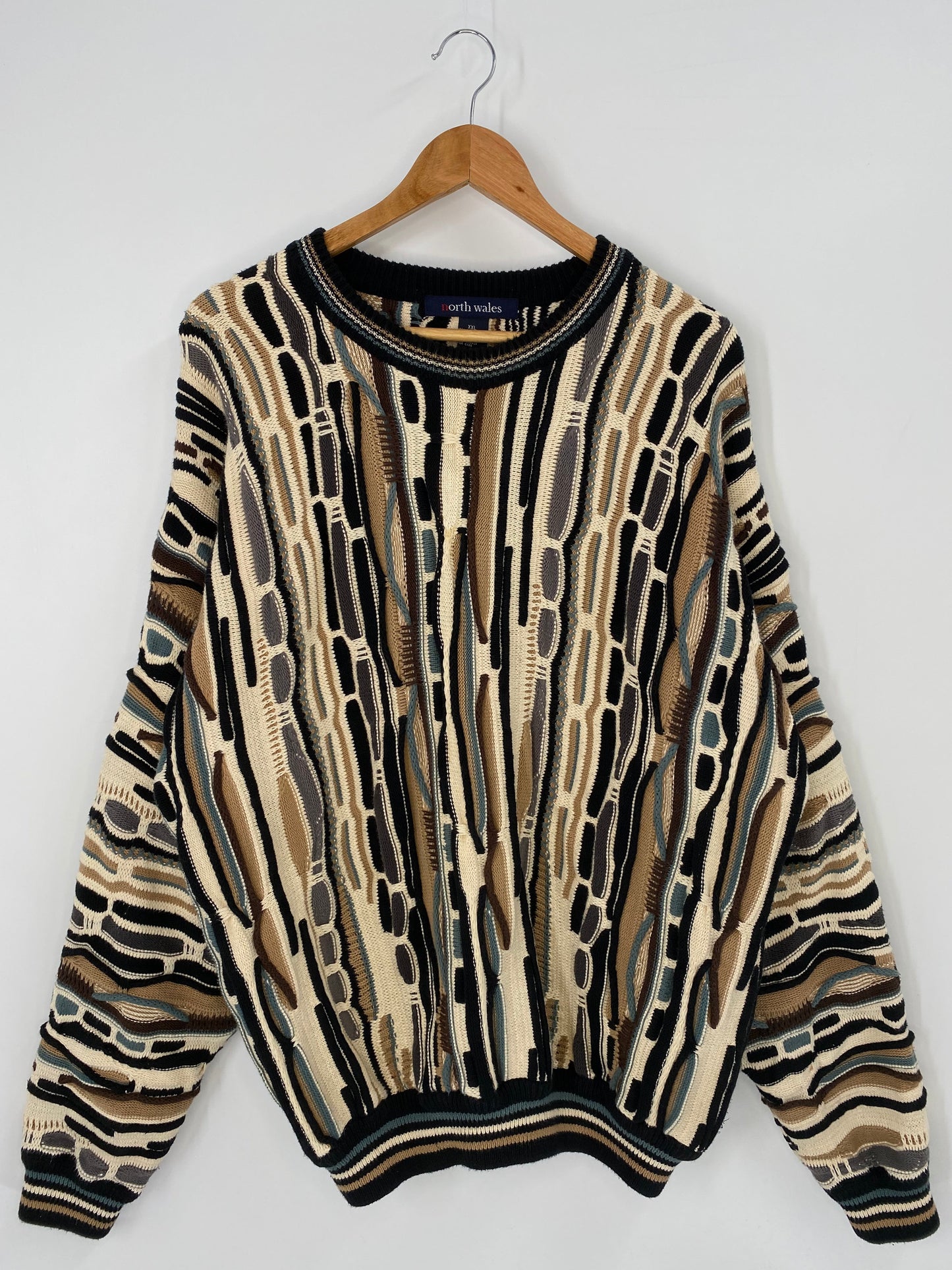 Vintage 3D COOGI Style Size XXL Knit Sweater / A6720