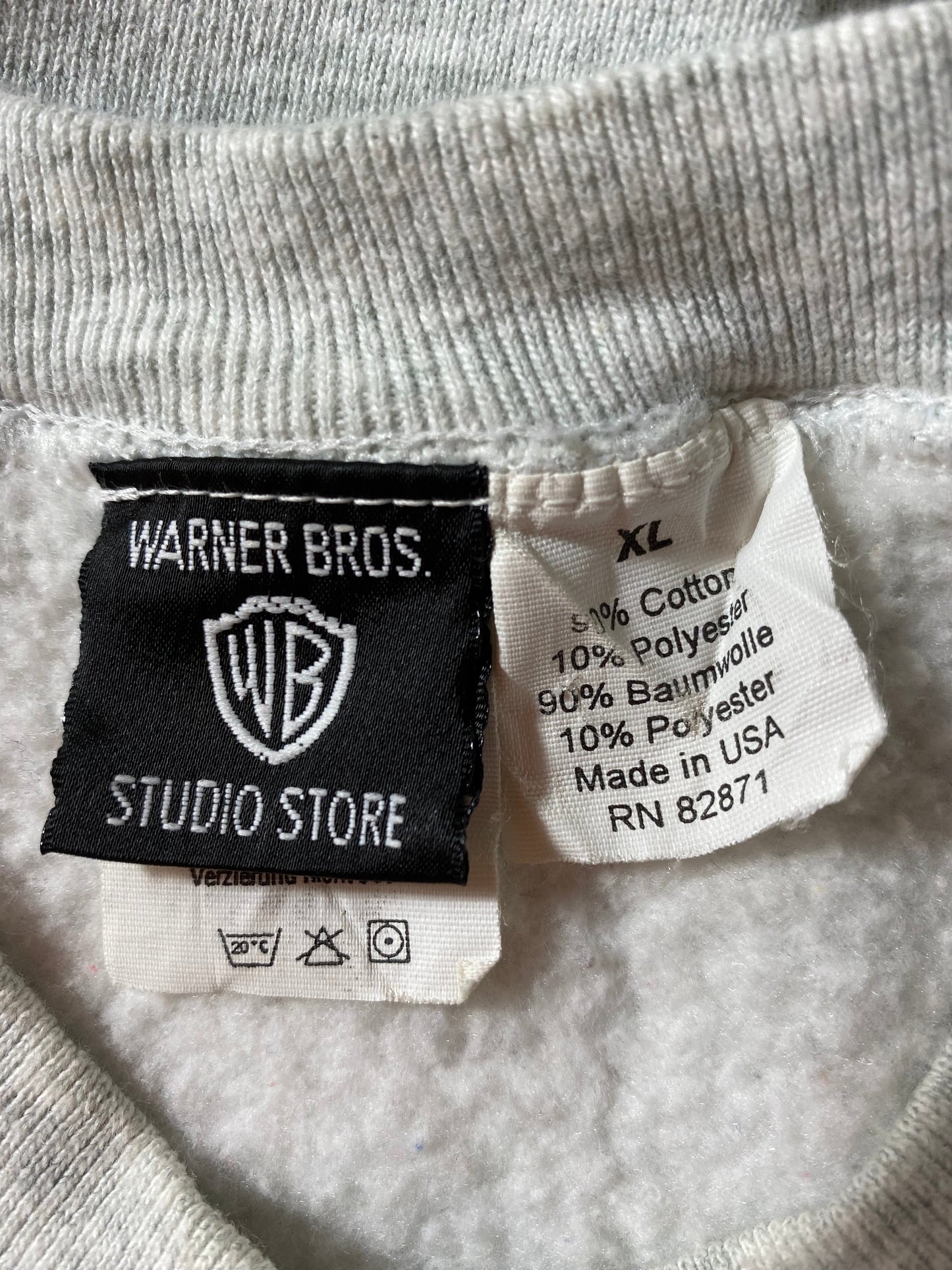 1995 LOONEY TUNES TWEETY Made in USA Size XL Vintage Sweat-shirt / A3798