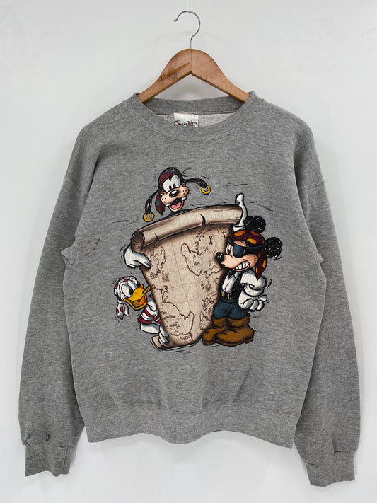 00’ DISNEY MICKEY Size No tag (APPROX.L-XL) Vintage Sweat-shirt / K3360