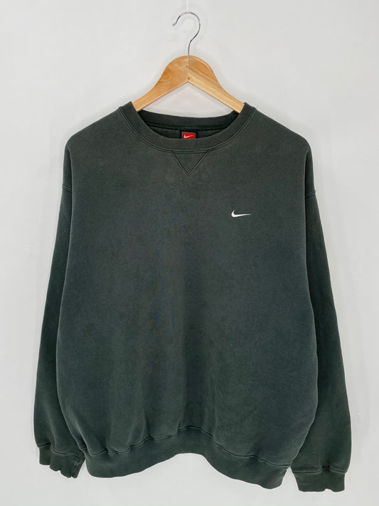 90’s NIKE Mini Swoosh Size L Vintage Sweat-shirt / 6839