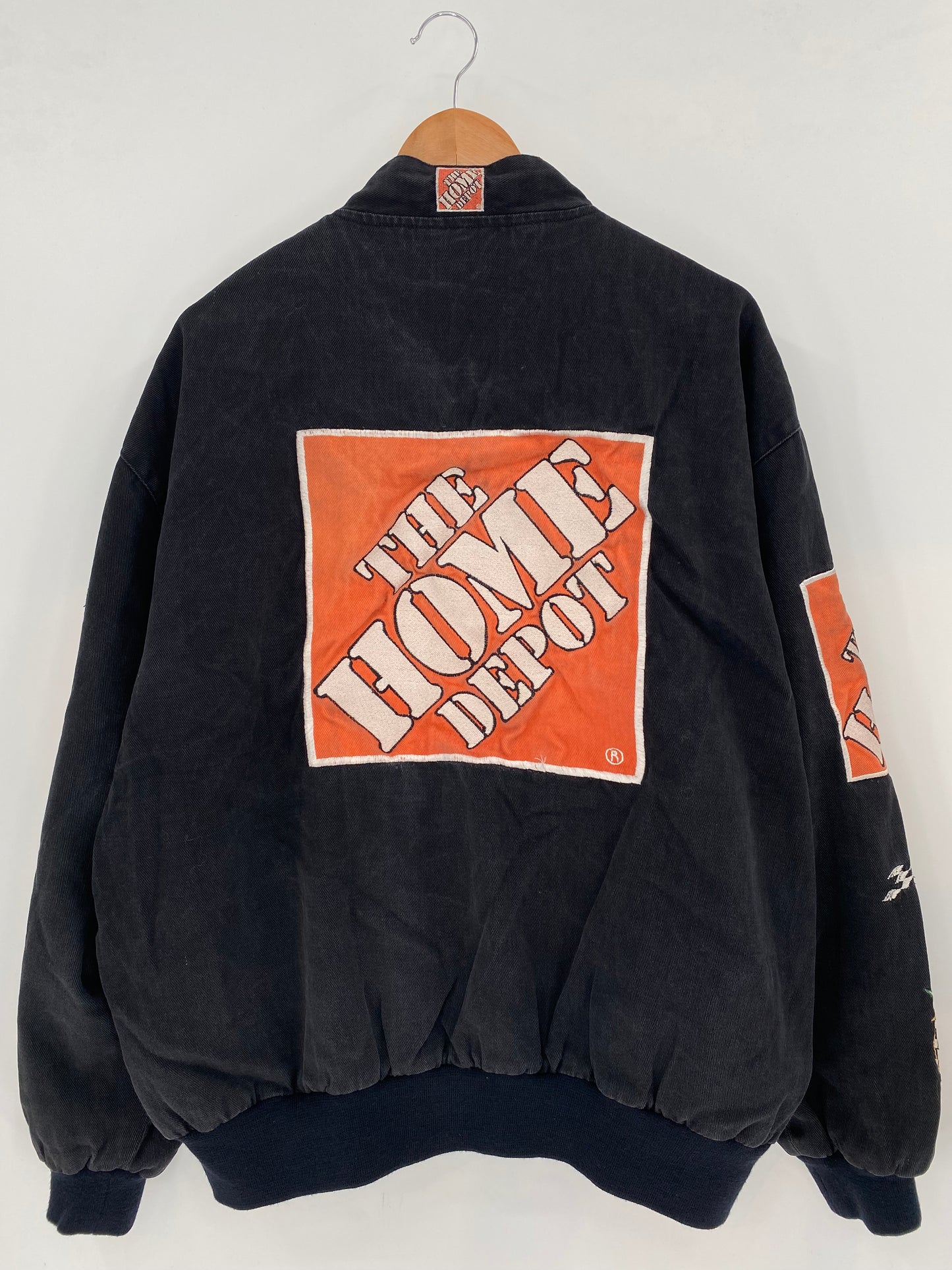 THE HOME DEPOT x JEFF HAMILTON NASCAR RACING Size XL Vintage Racing Jacket / K3164