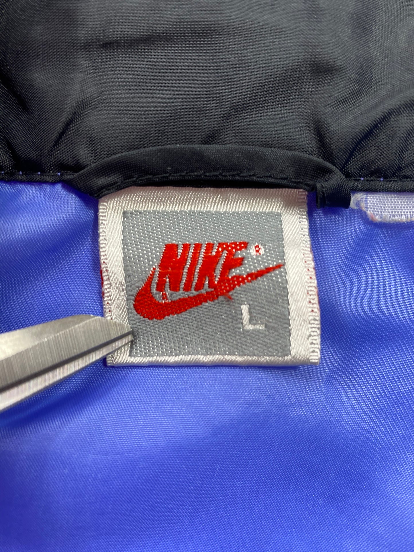90’s NIKE Half-Zip Silver tag Size L Nylon Jacket / 5817