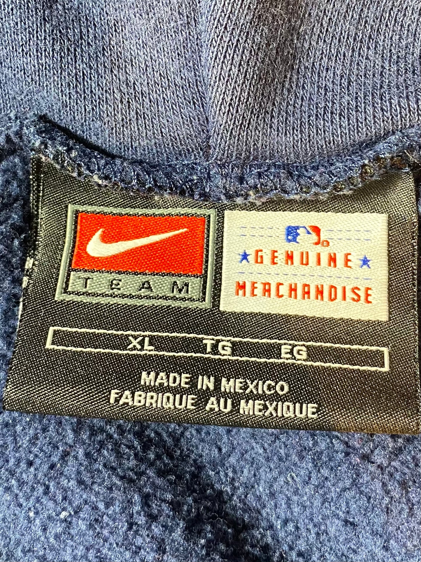 00’ NIKE RED SOX Size XL Vintage MLB Hoodie Sweat-shirt / 8956