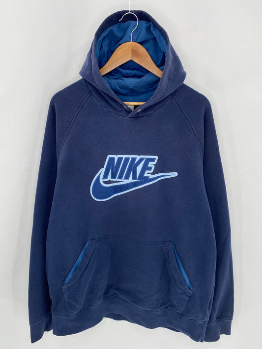 00' NIKE Size XL Vintage Hoodie Sweat-shirt  / 6807