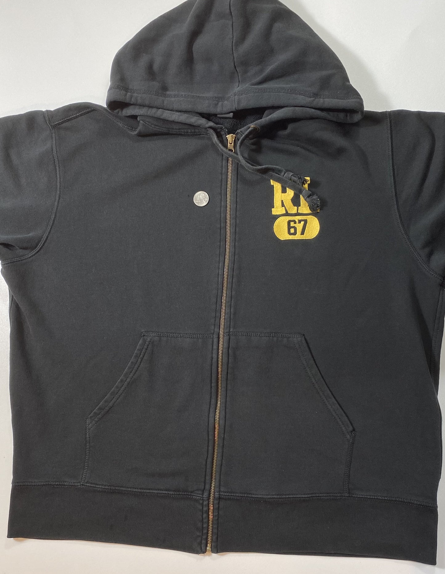 POLO RALPH LAUREN Size XL Vintage Zip-up Hoodie Sweat-shirt / K6420