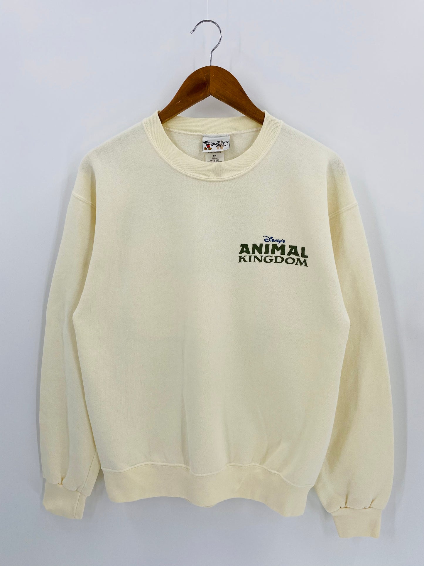 00’ Disney ANIMAL KINGDOM Made in USA Size S-M Vintage Sweat-shirt / 6578