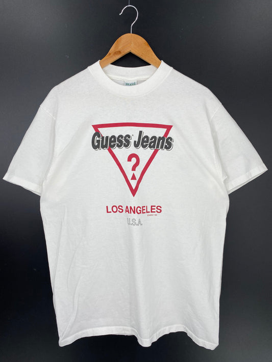 1992 GUESS JEANS Made in USA Size Vintage L T-Shirt / A1747