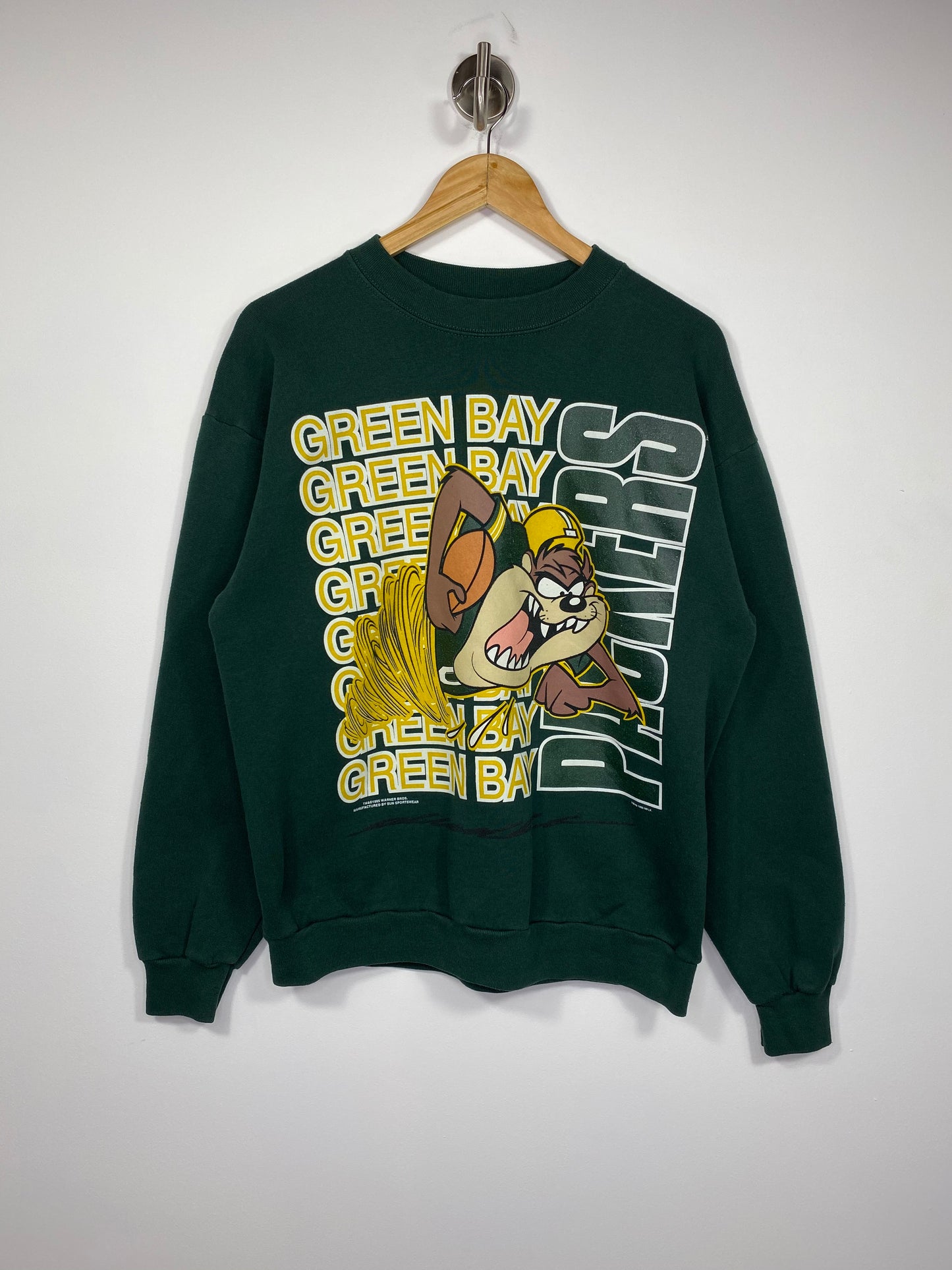 1995 Looney Tunes TAZ Vintage Made in USA Sweat-Shirts / 4662