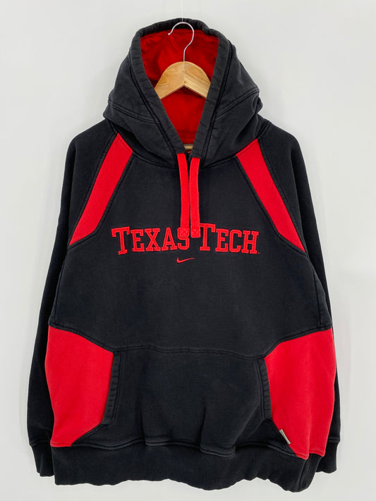 00’ NIKE TEXAS TECH Size XL Vintage Hoodie Sweat-shirt / 6715