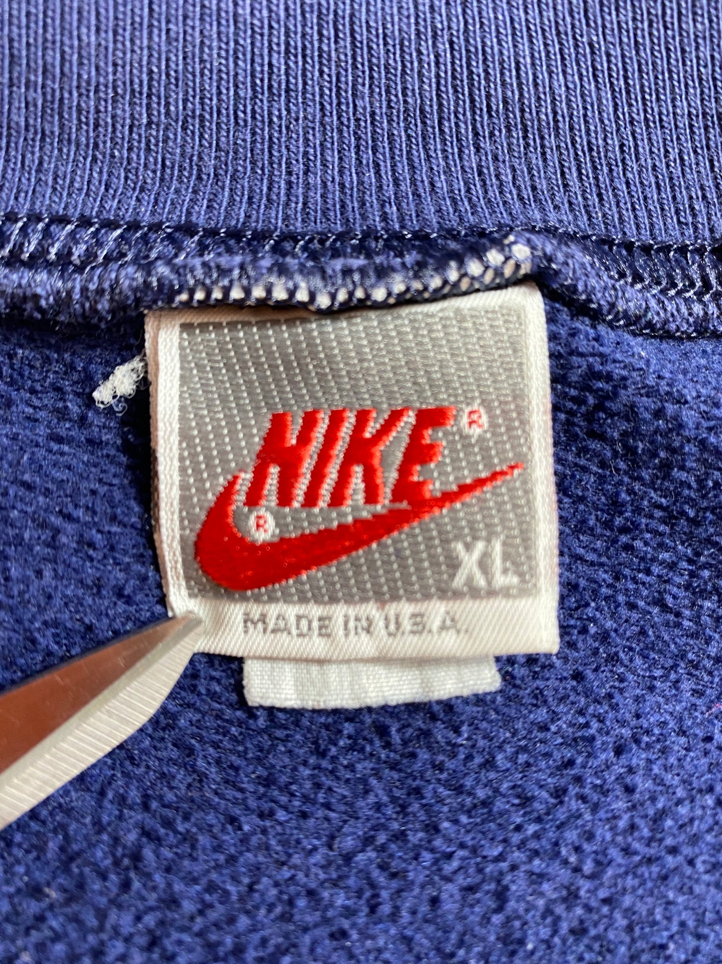 90’s NIKE AIR Silver Tag Made in USA Size XL Vintage Sweat-shirt / 8611