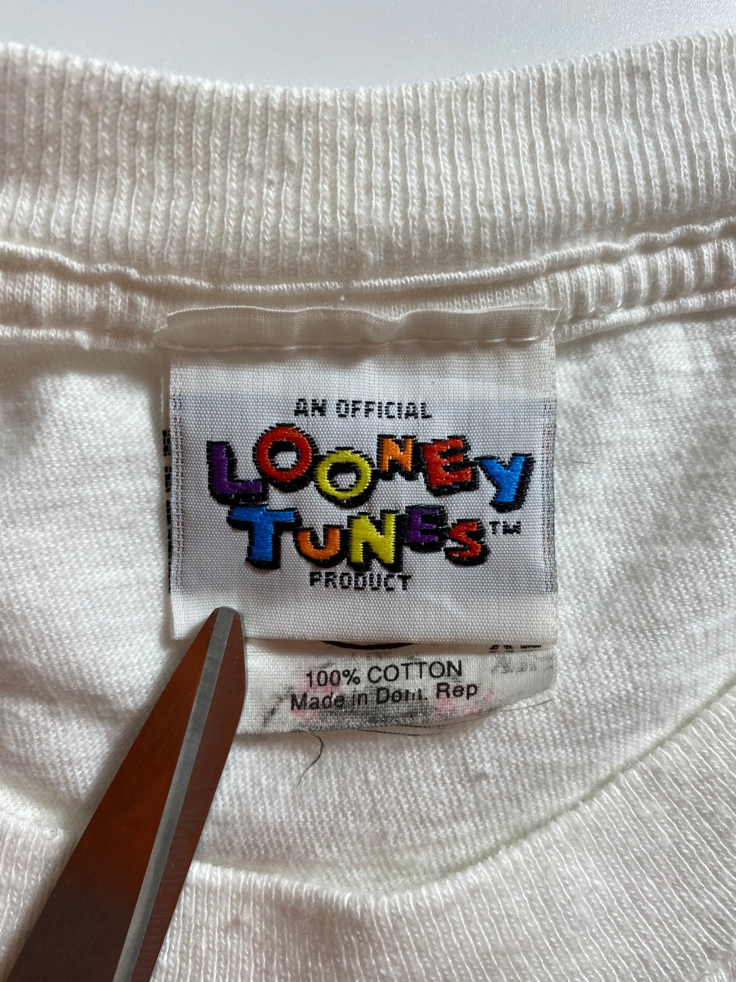1995 LOONEY TUNES TAZ Halloween Made in USA Size XL Vintage T-Shirt / 8852