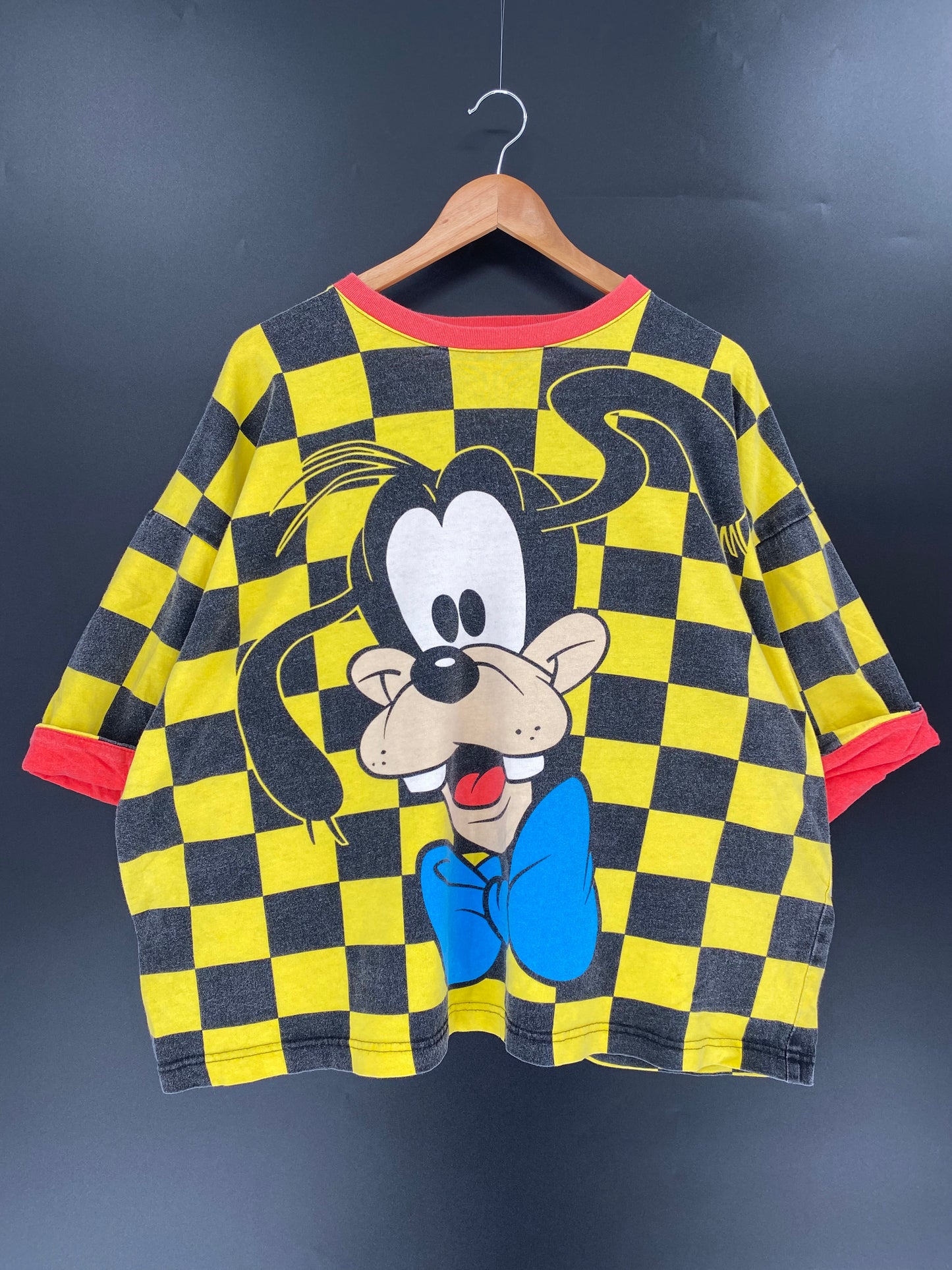 90’s DISNEY GOOFY Made in USA Size L-XL Vintage T-Shirts / k595