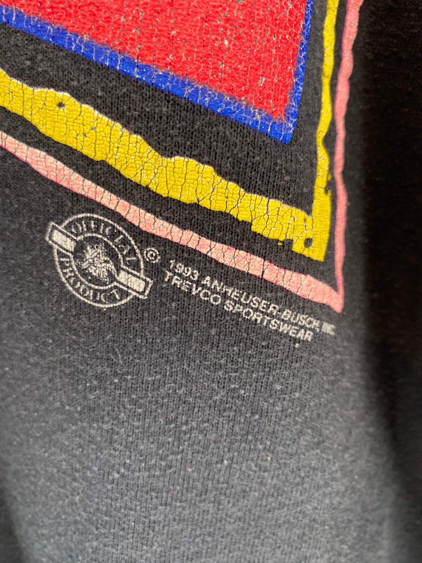 1993 BUDWEISER Made in USA Size XL Vintage 90’s Sweat-shirt / 7377