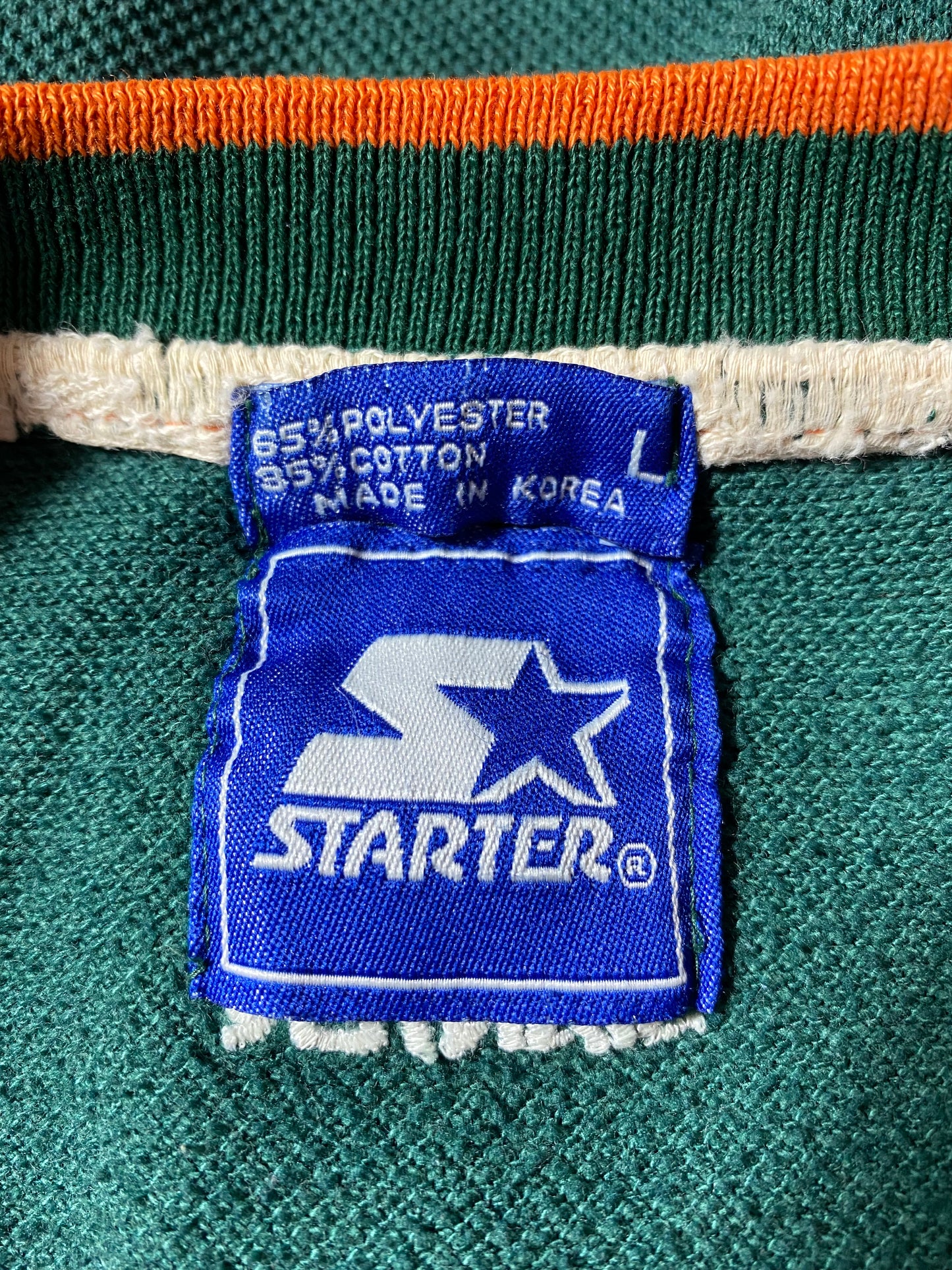 90’s STARTER x MIAMI HURRICANES Size L Vintage Sweat-Shirts / K3780