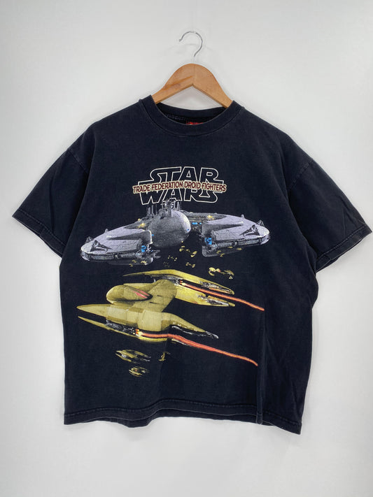 90’s STAR WARS Size L Vintage T-Shirt / 8627
