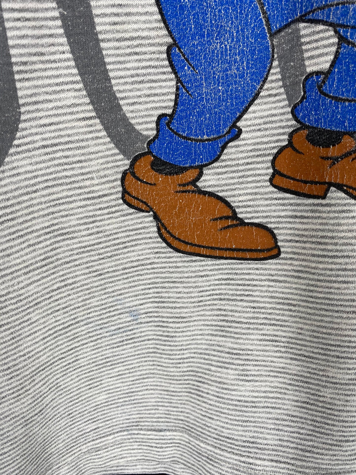 90's DISNEY GOOFY Size No Tag (Approx. L) Vintage Long Sleeve T-Shirt / k6925