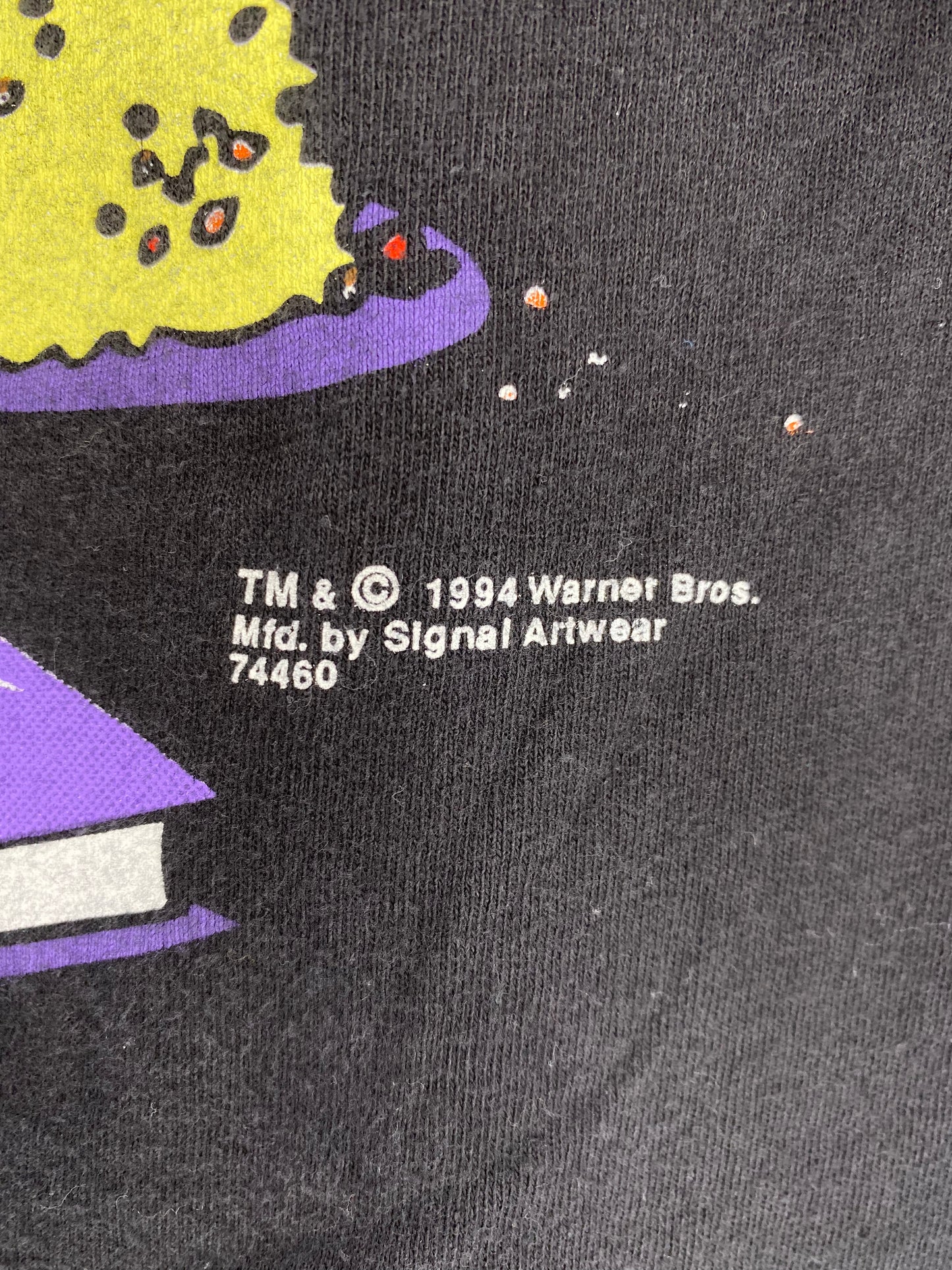 1994 LOONEY TUNES WILE E. COYOTE Made in USA Size XL Vintage T-Shirt / 9440