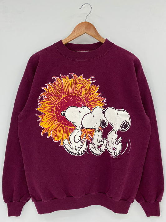 90’s SNOOPY Made in USA Size L Sweat-shirt / K3237