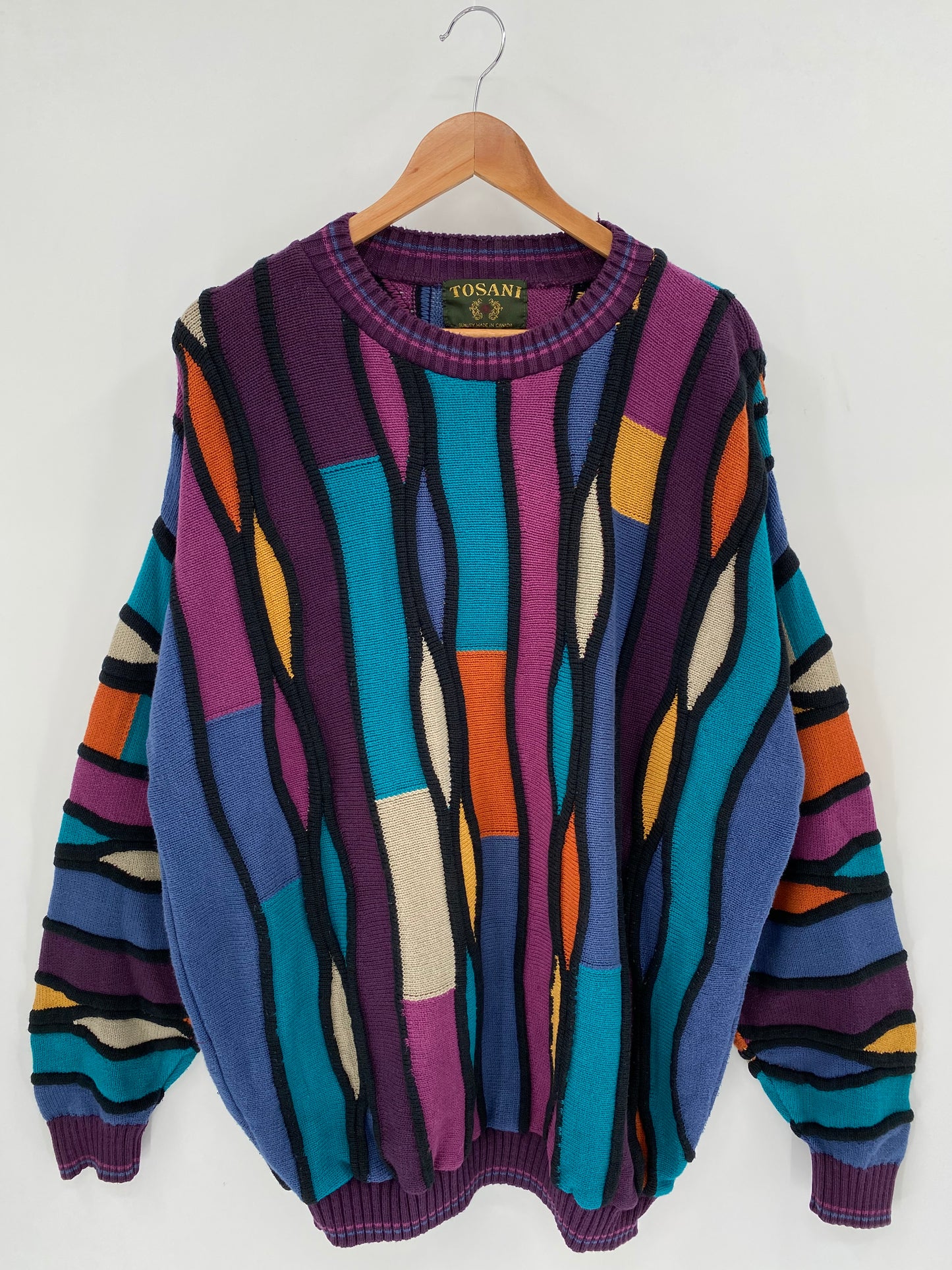 Vintage 3D COOGI- Style Size L Knit Sweater / K3688