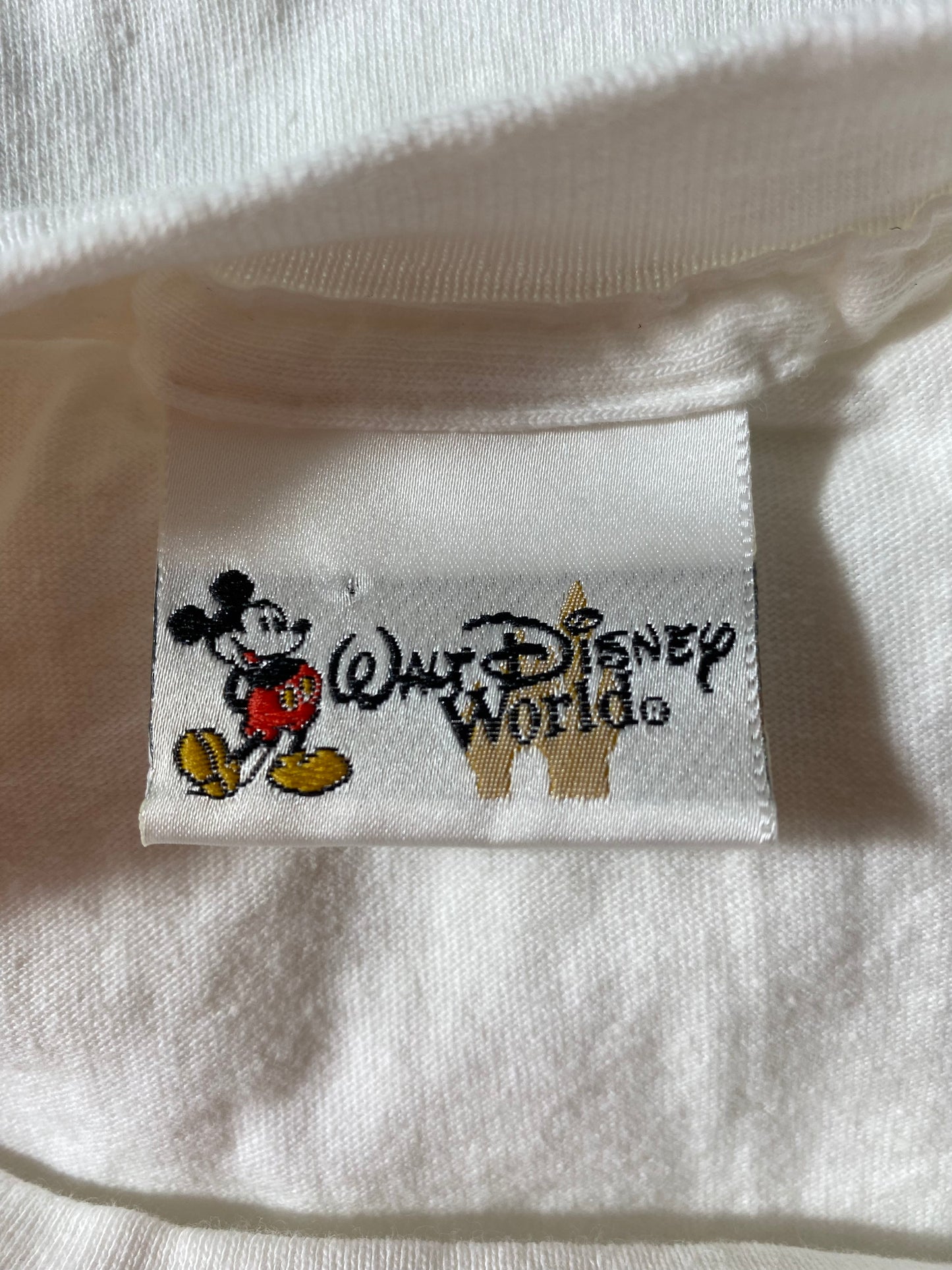 00' WALT DISNEY WORLD Size No tag (Approx.XXL-XXXL) Vintage T-Shirt / K2010