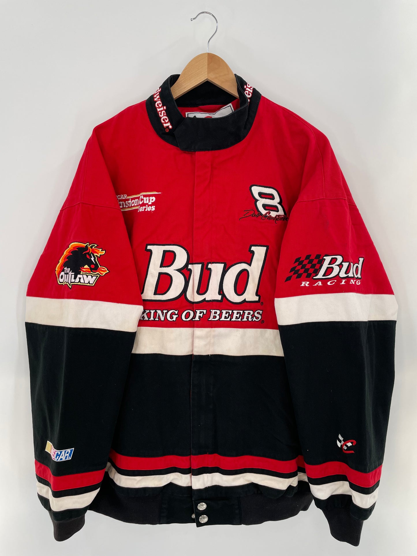 Vintage NASCAR WINSTON CUP x BUDWEISER  Size XXL Racing Jacket / k2369