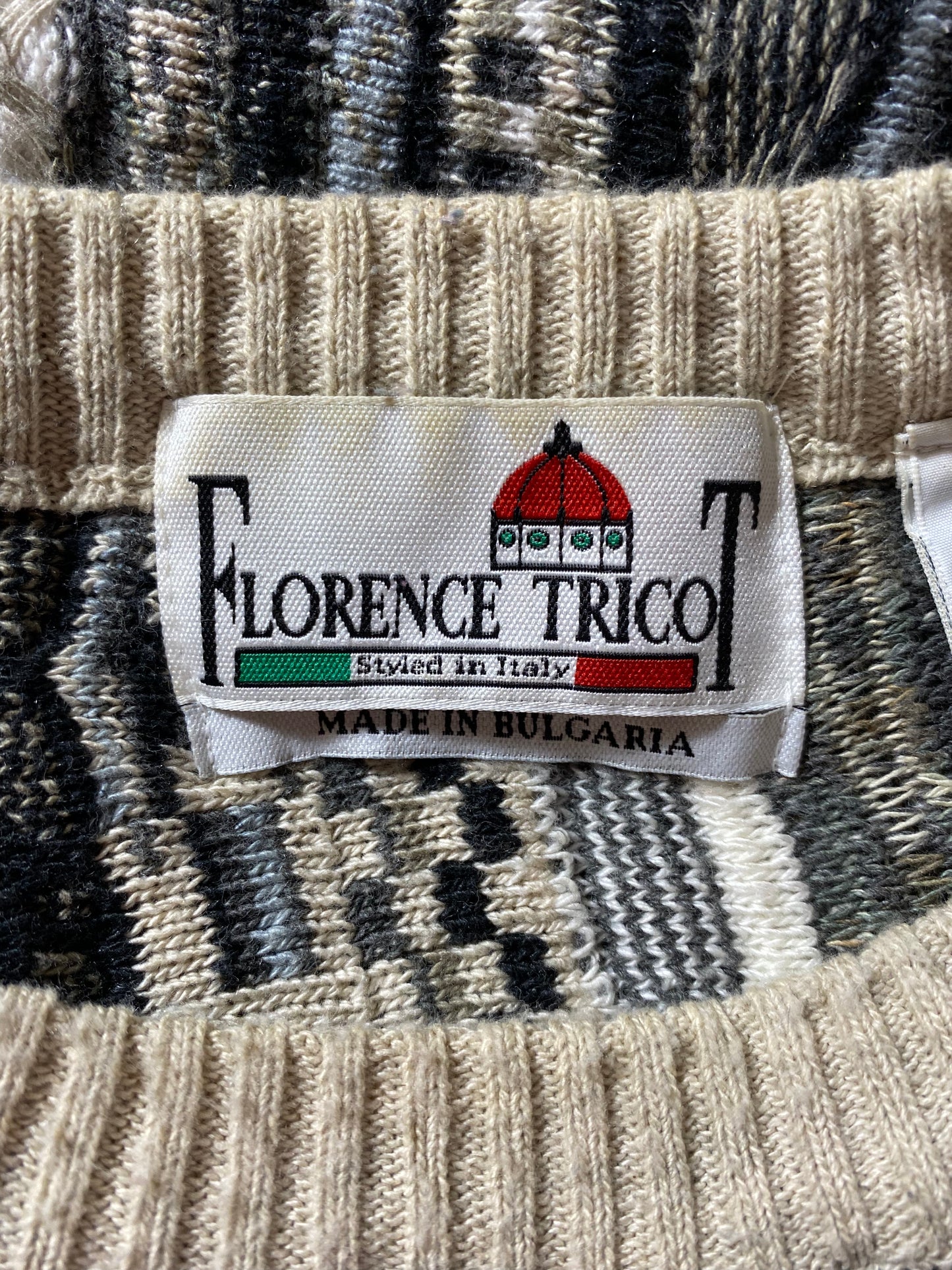 Vintage 3D COOGI- Style Size L Knit Sweater / K1294