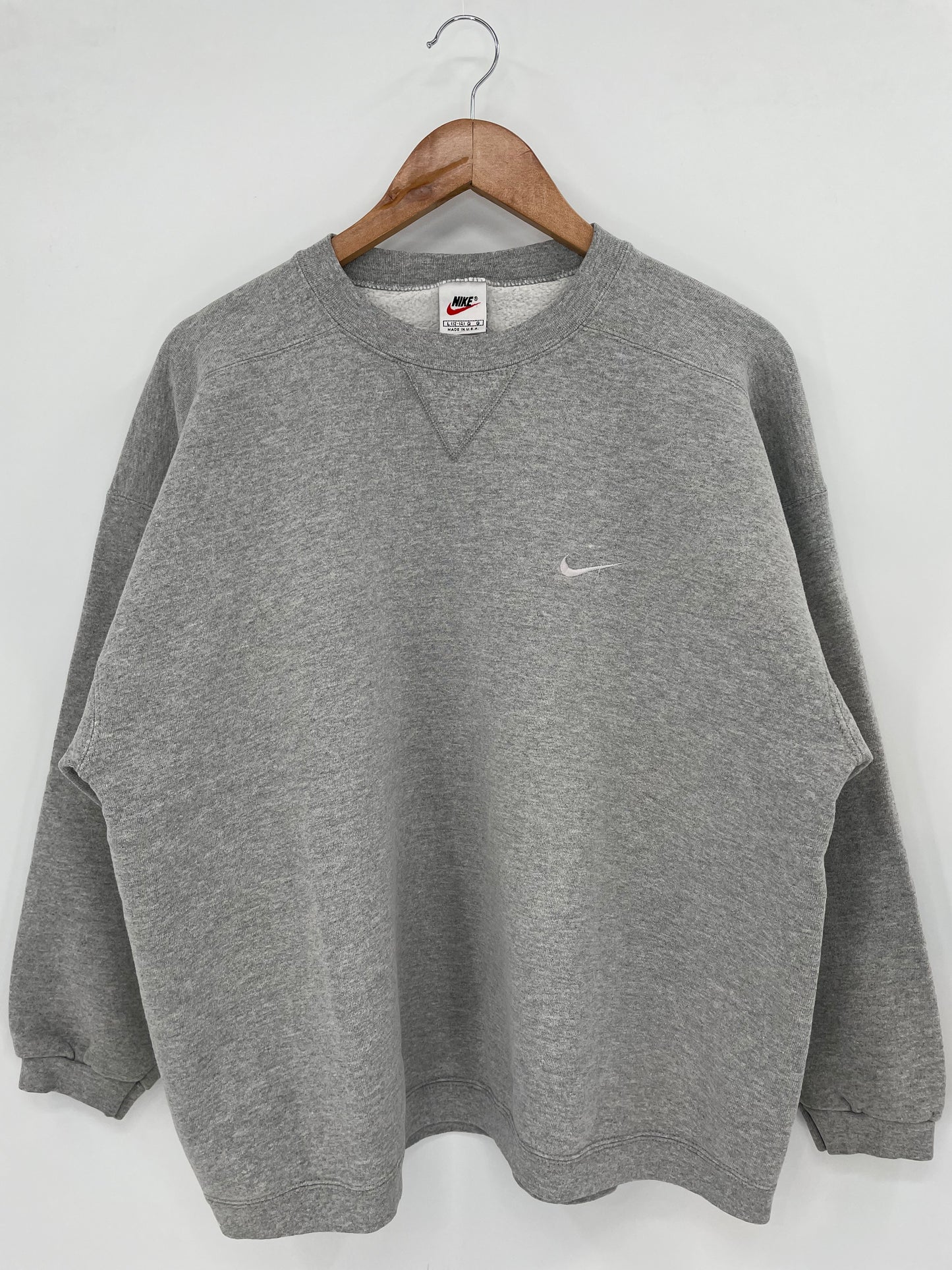 90's NIKE MINI SWOOSH Made in USA Size L Vintage Sweat-shirt / K3027