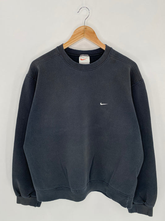 90’s NIKE Mini Swoosh Size L Vintage Sweat-shirt / 6837
