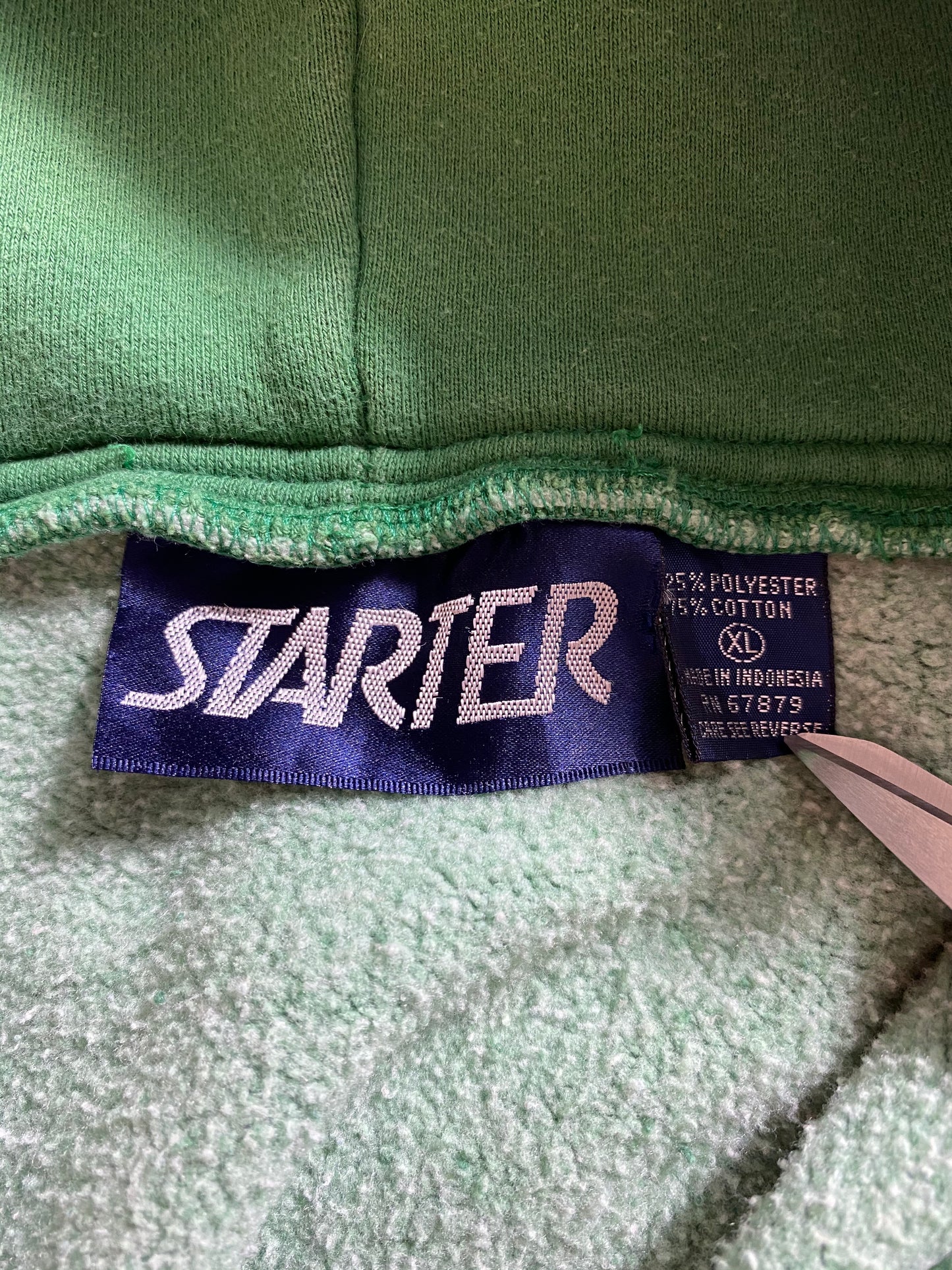 Early 90’s STARTER BOSTON CELTICS Size XL Vintage NBA Hoodie Sweat-shirt / 9059