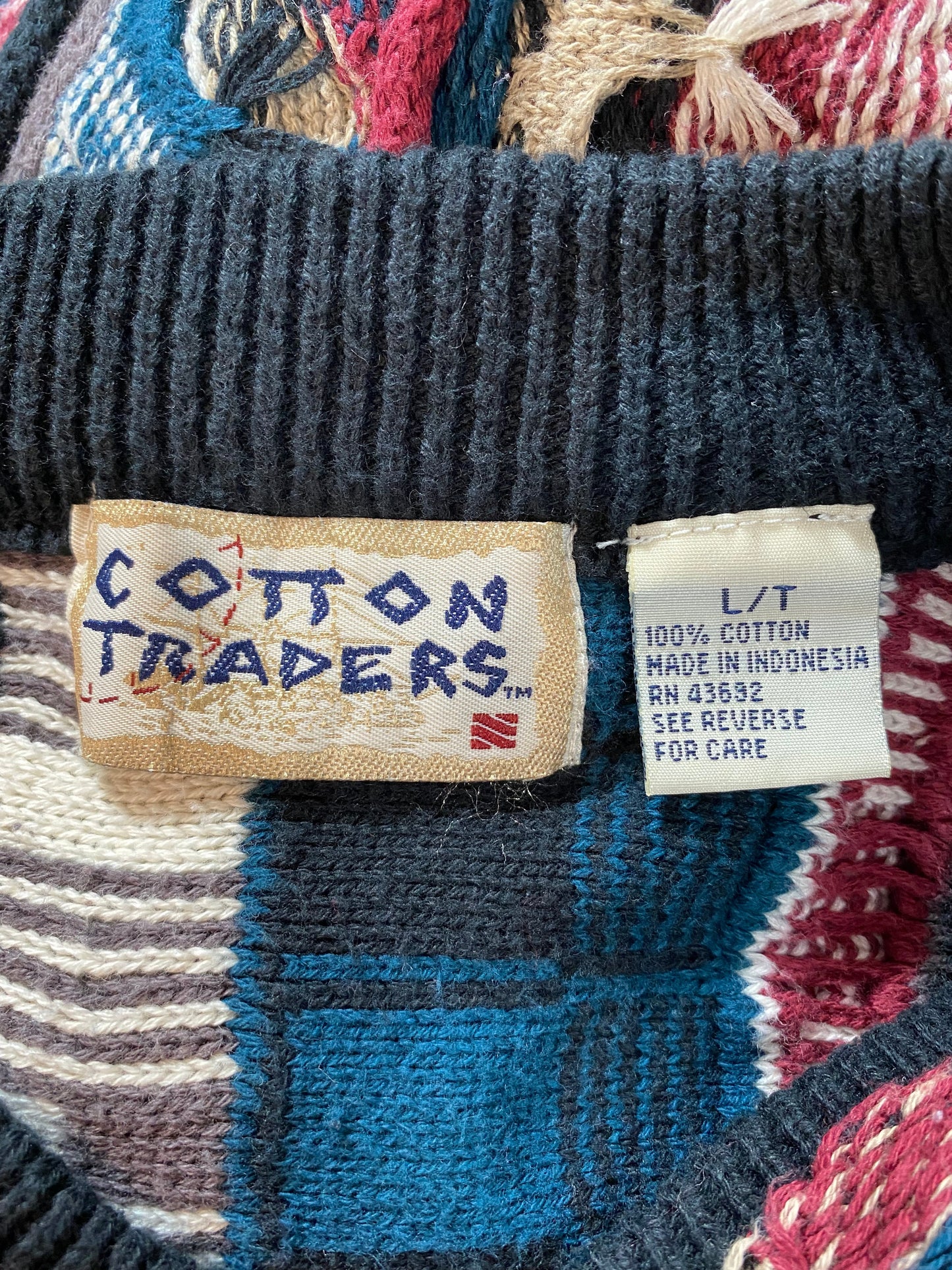 Vintage 3D COOGI Style Size L Knit Sweater / A6718