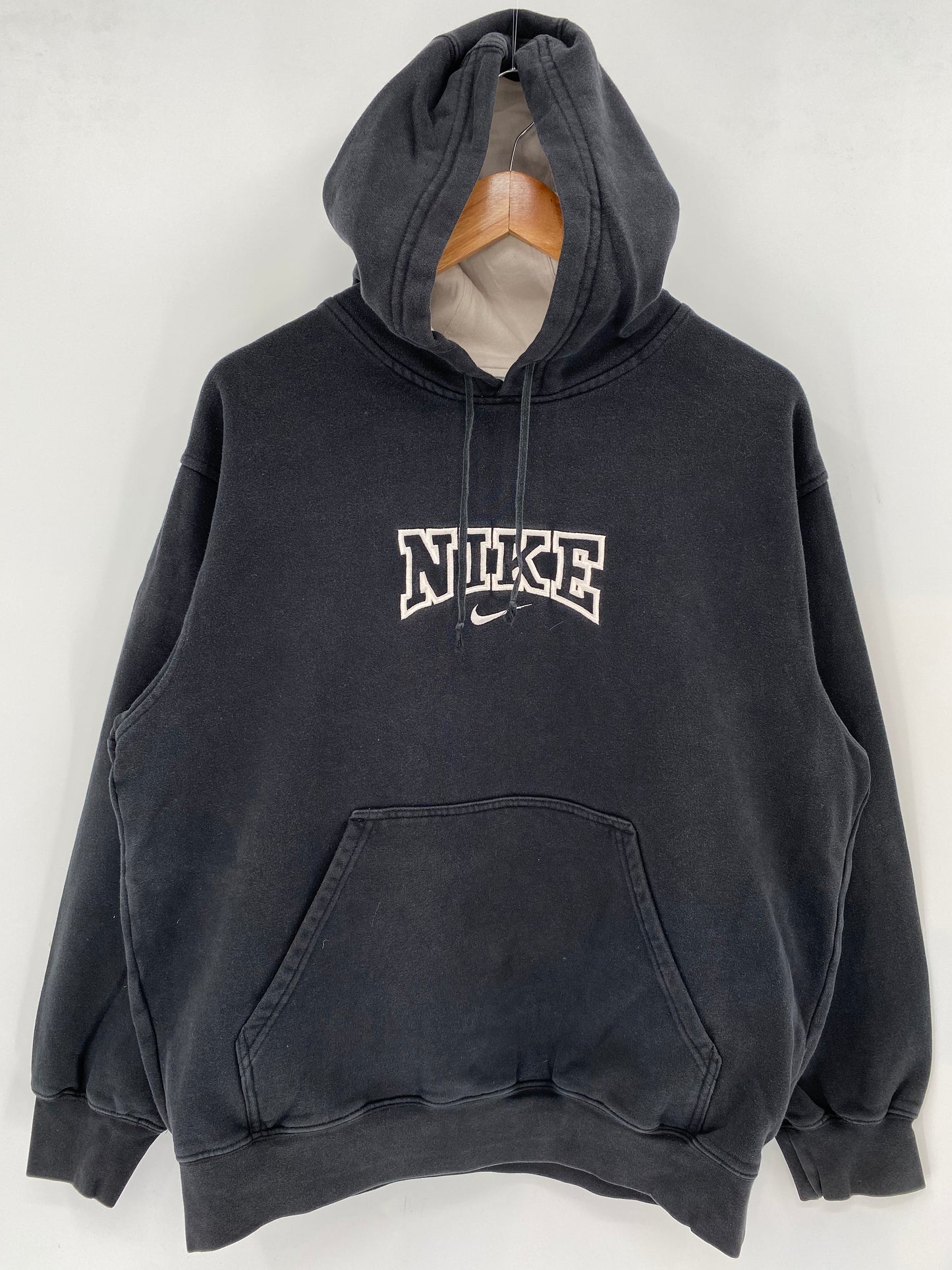 00’ NIKE LOGO Size L Hoodie Sweat-Shirt / K3650