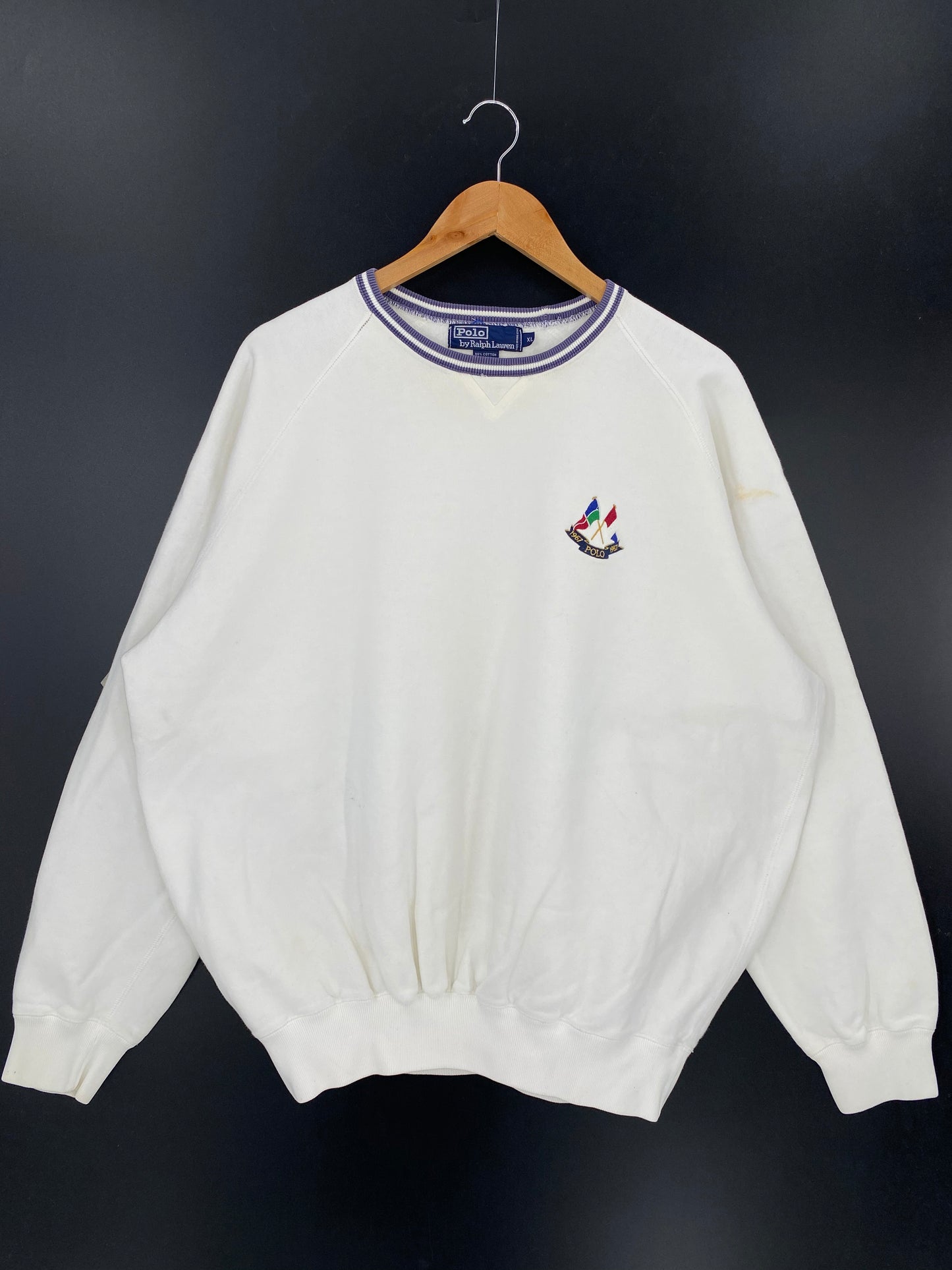 90’s POLO RALPH LAUREN Size XL Vintage Sweat-shirt / 8597