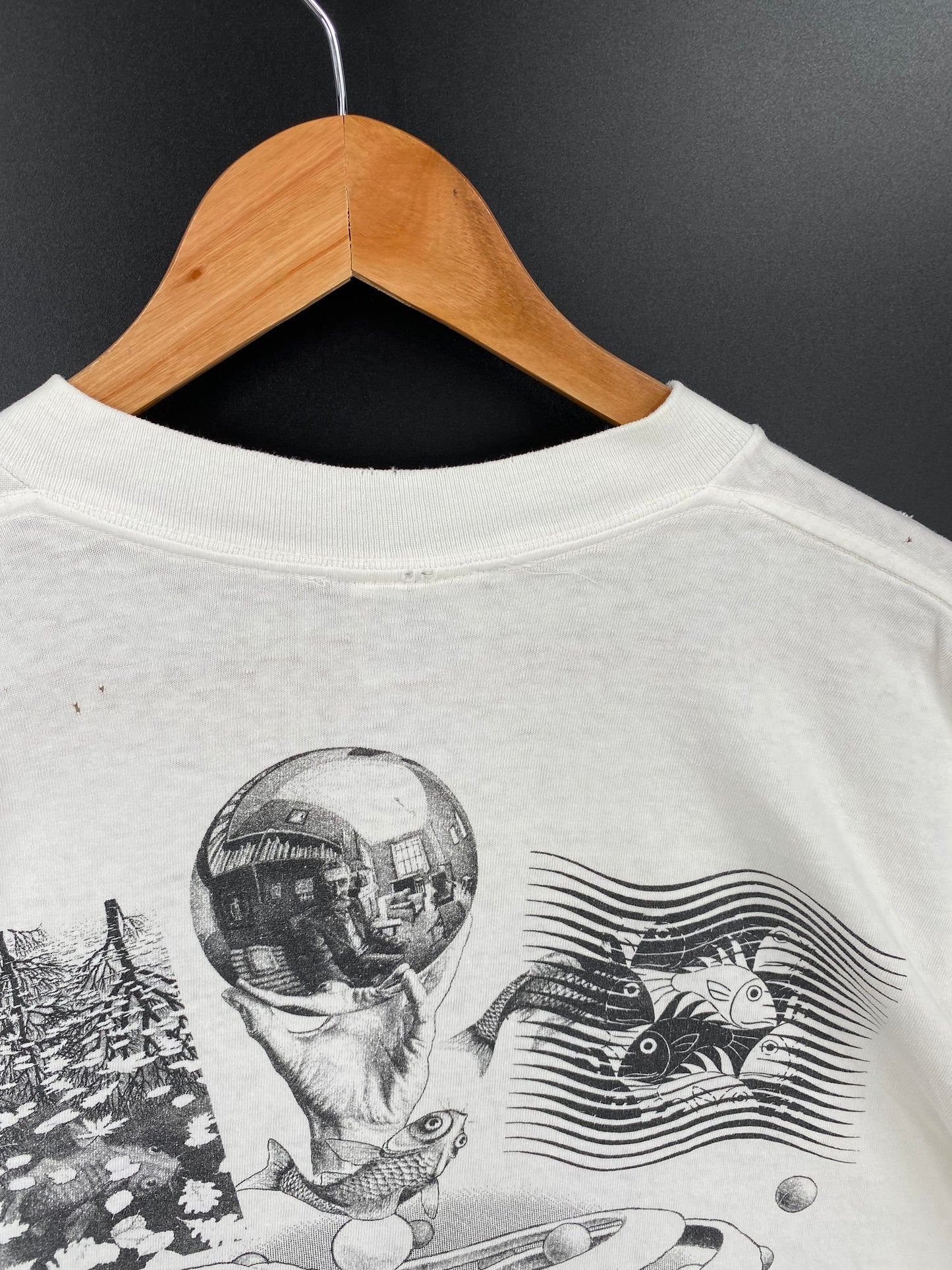 1991' M.C.ESCHER Made in USA Size XL Vintage T-Shirt / K1950