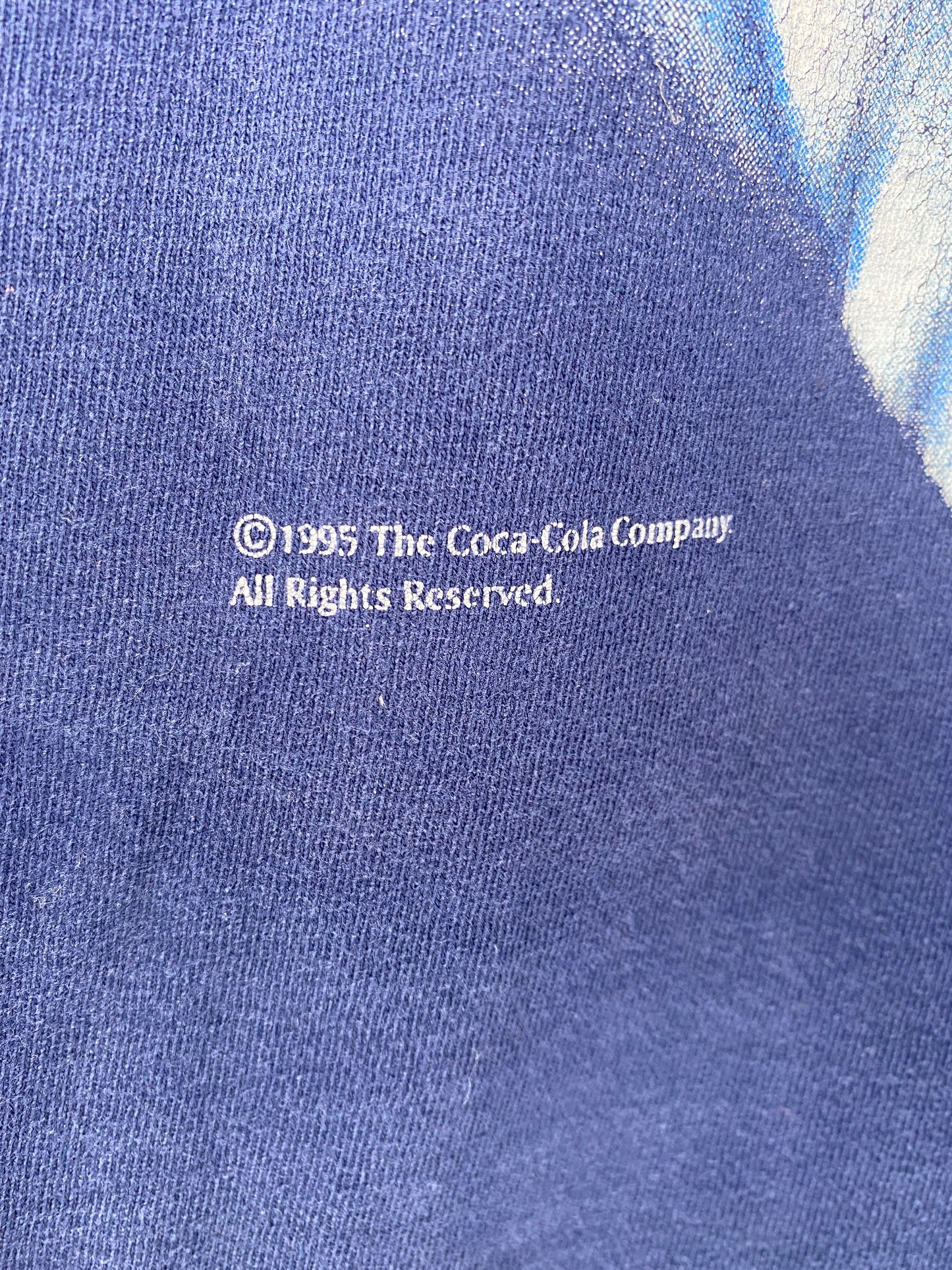 1995' COCA-COLA  Size No tag(Approx. XL) Vintage T-Shirt /k63