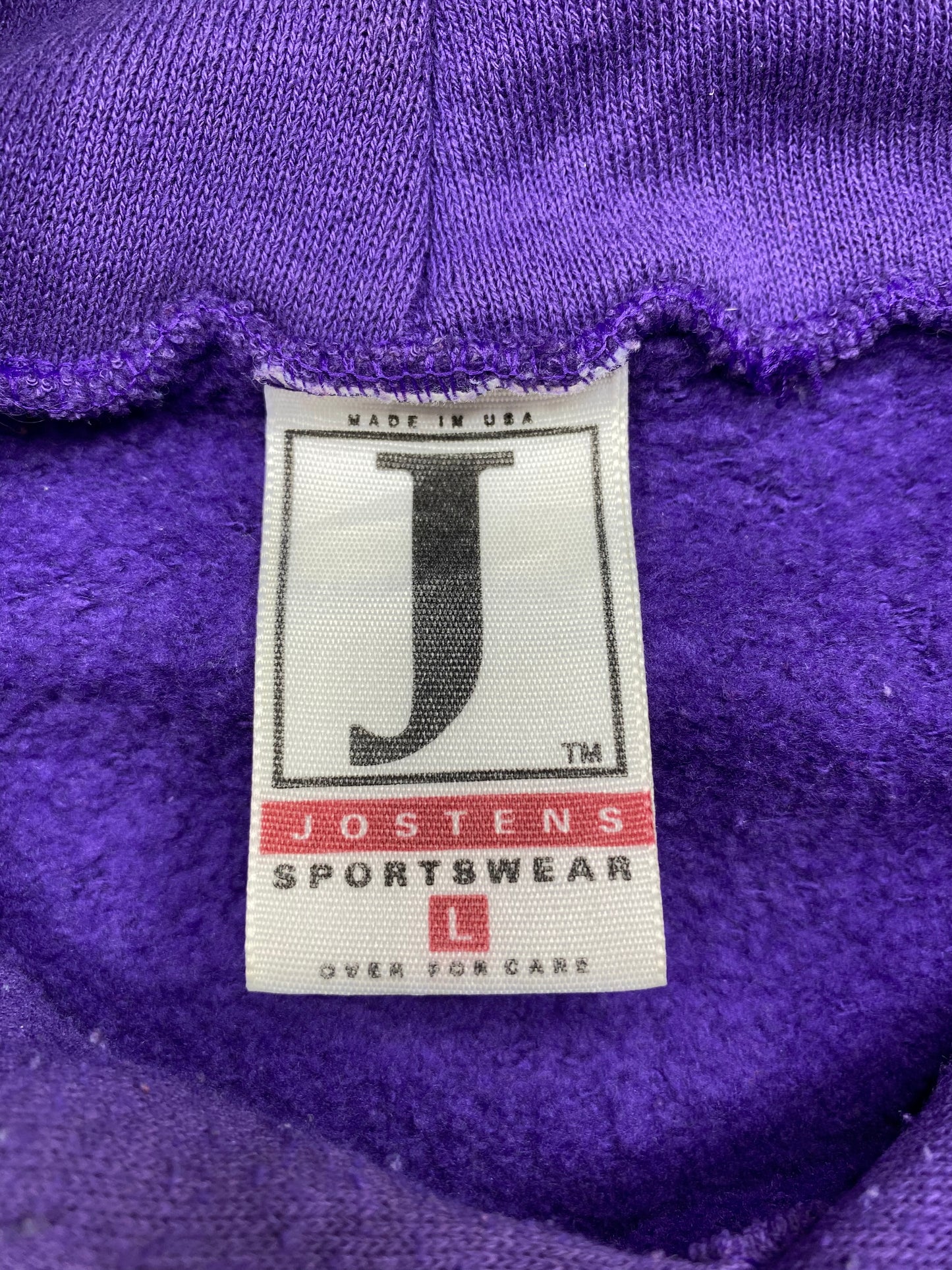 1993 Warner Bros. Wile E. Coyote Made in USA Size L Vintage Hoodie Sweat Shirts/ 5748