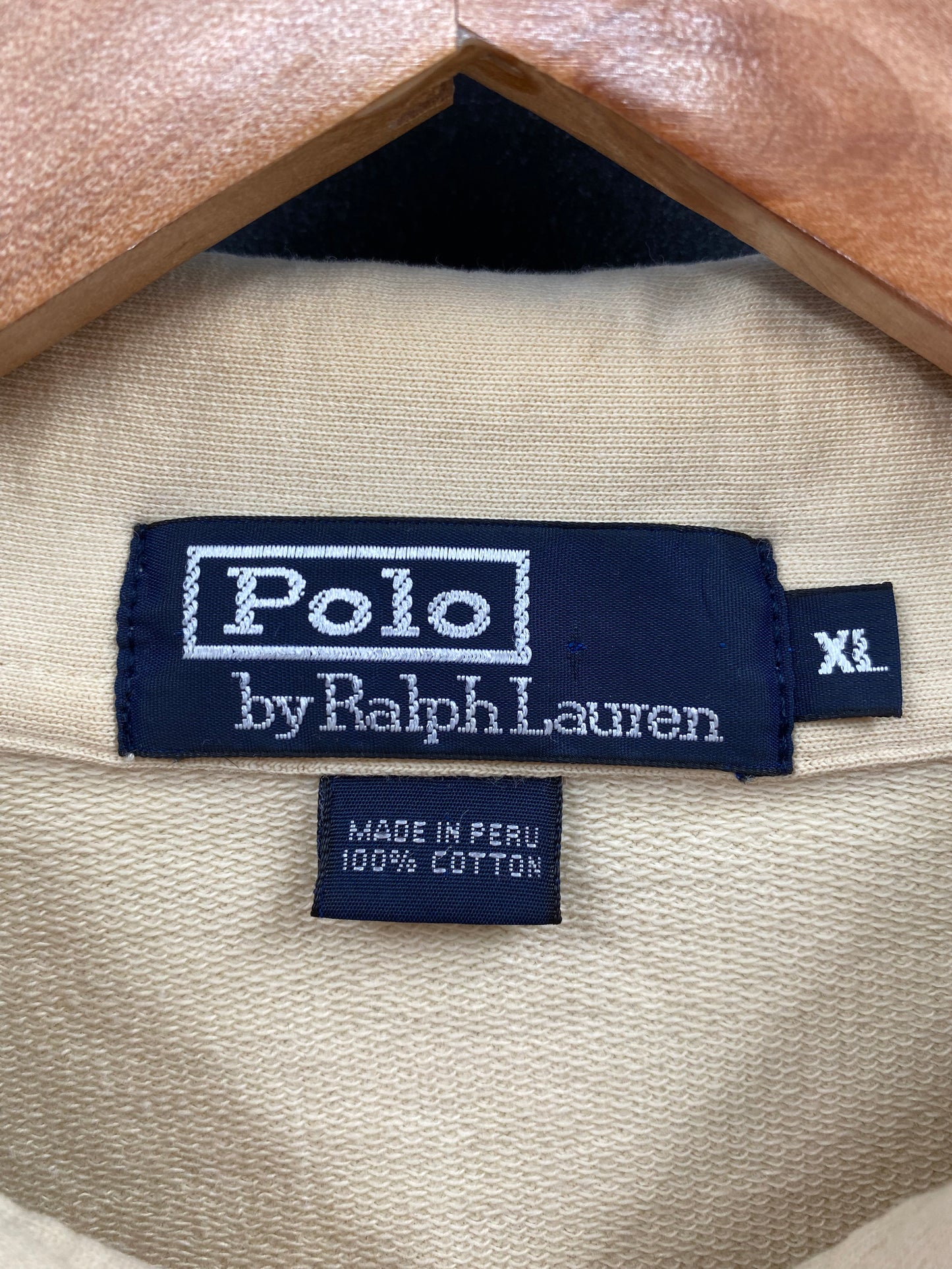 90’s POLO RALPH LAUREN Size XL Vintage Half Zip Sweat-shirt / K3819
