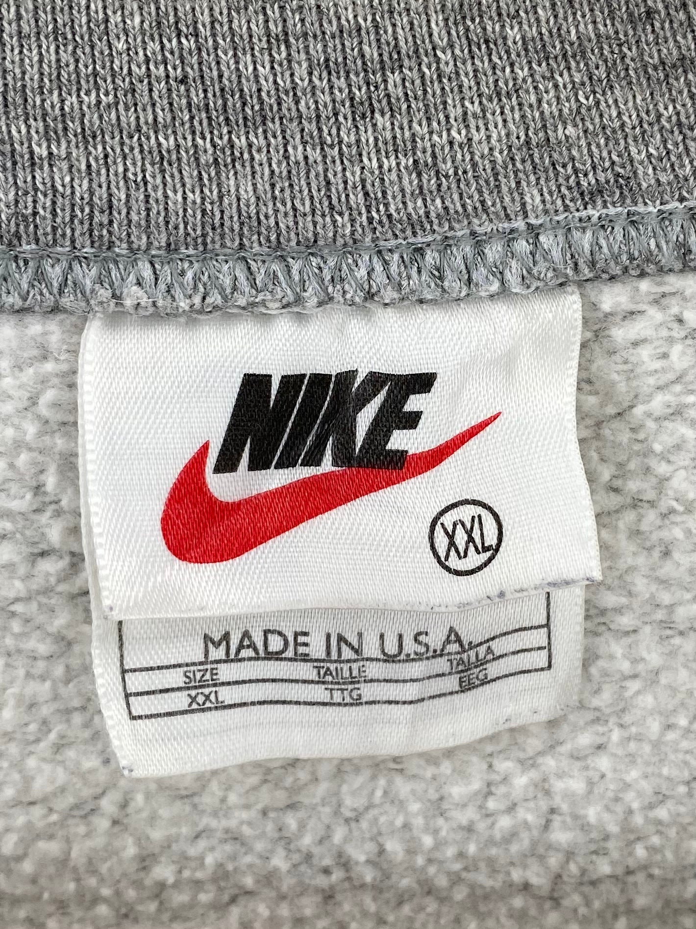 90’s NIKE ATHLETHICS Made in USA Size XXL Vintage Sweat-shirt / 7522
