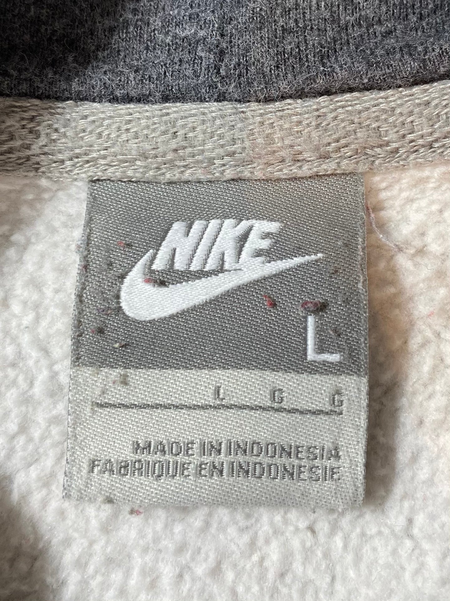 NIKE Mini Swoosh Size L Vintage Hoodie Sweat-shirt /8969