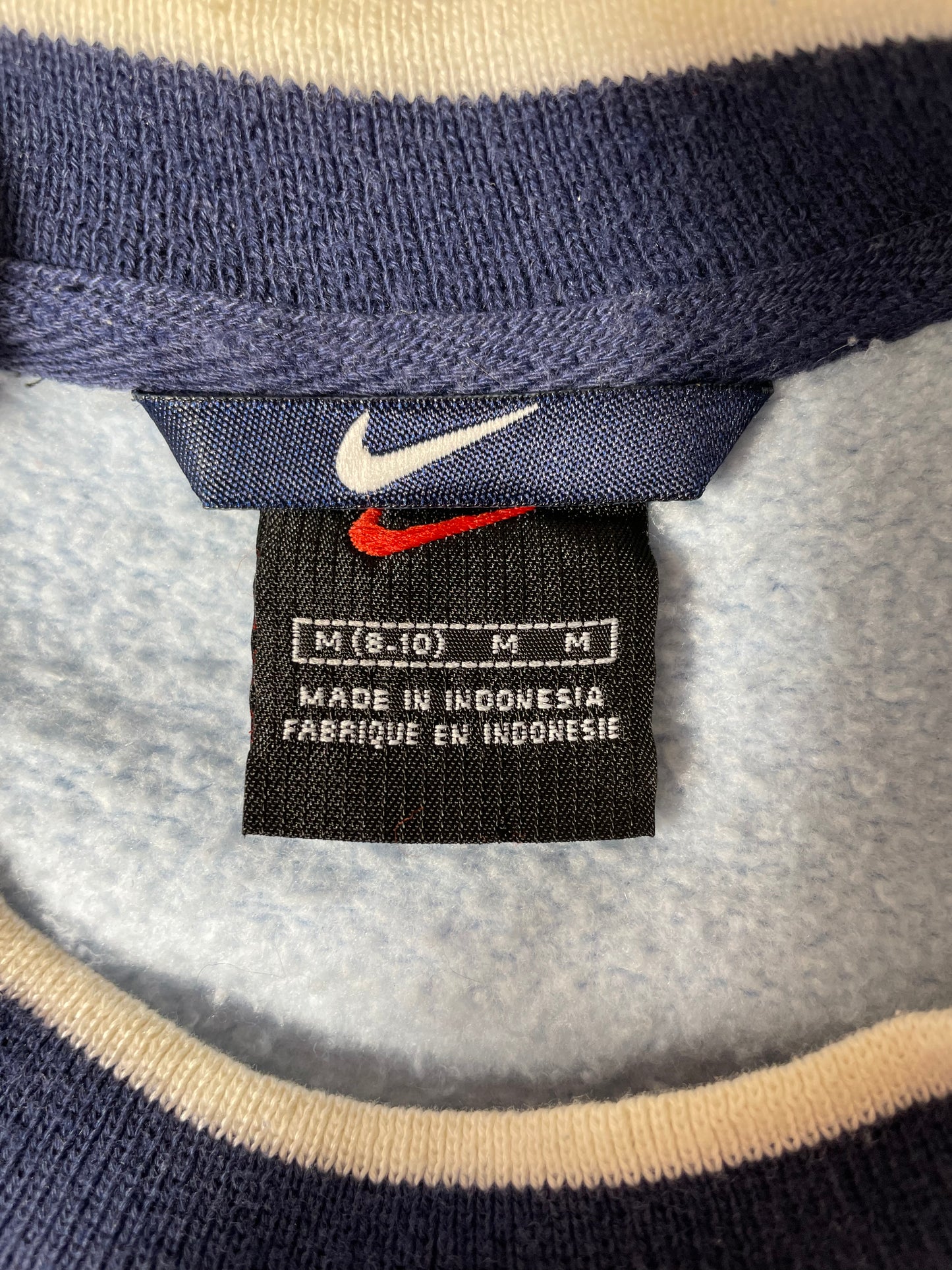 00’ NIKE SWOOSH Size Ladies M Vintage Sweat-shirt / K3101