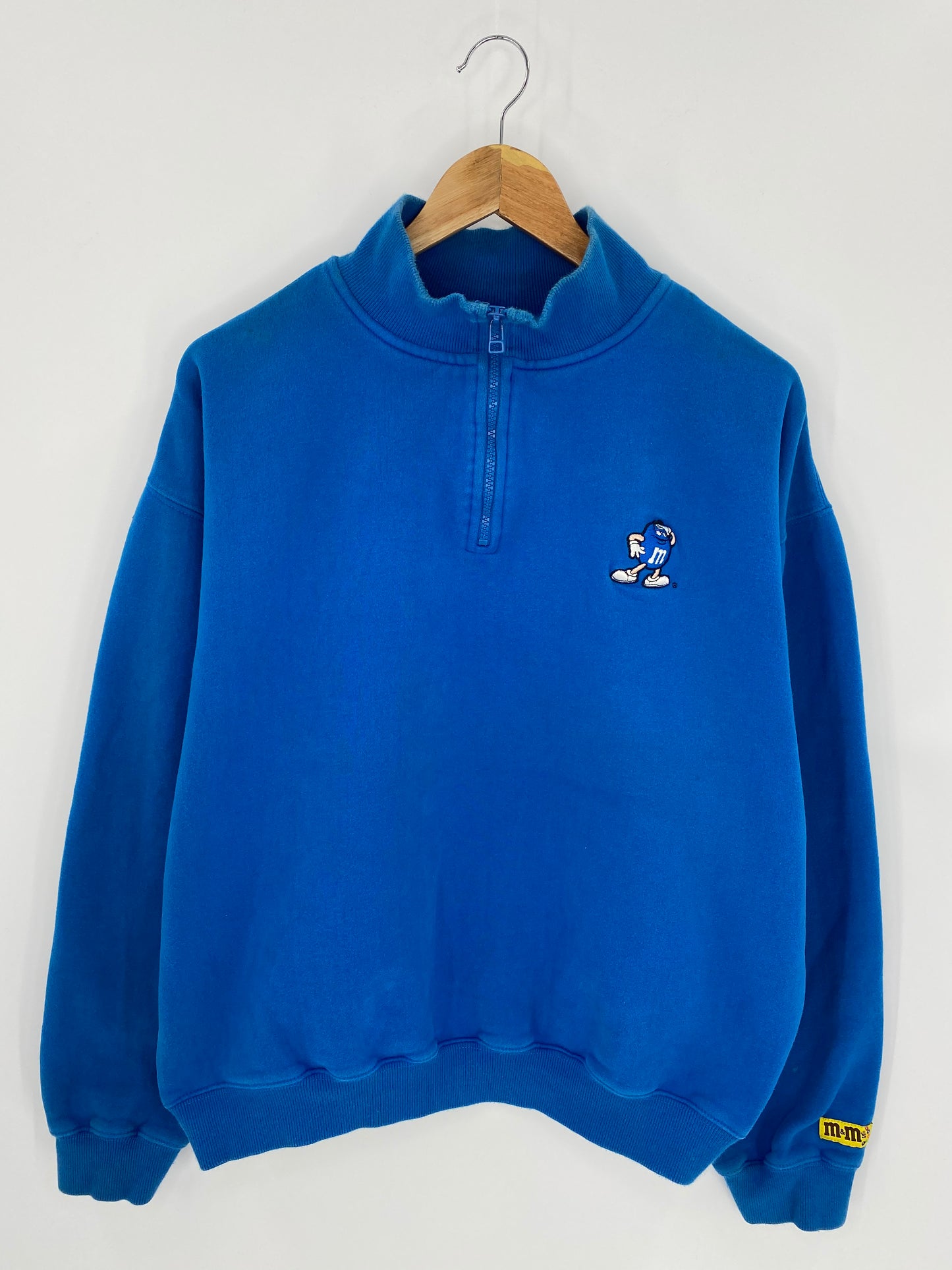 M&M’S  Size XL Vintage Half-zip Sweat-shirt / 7245